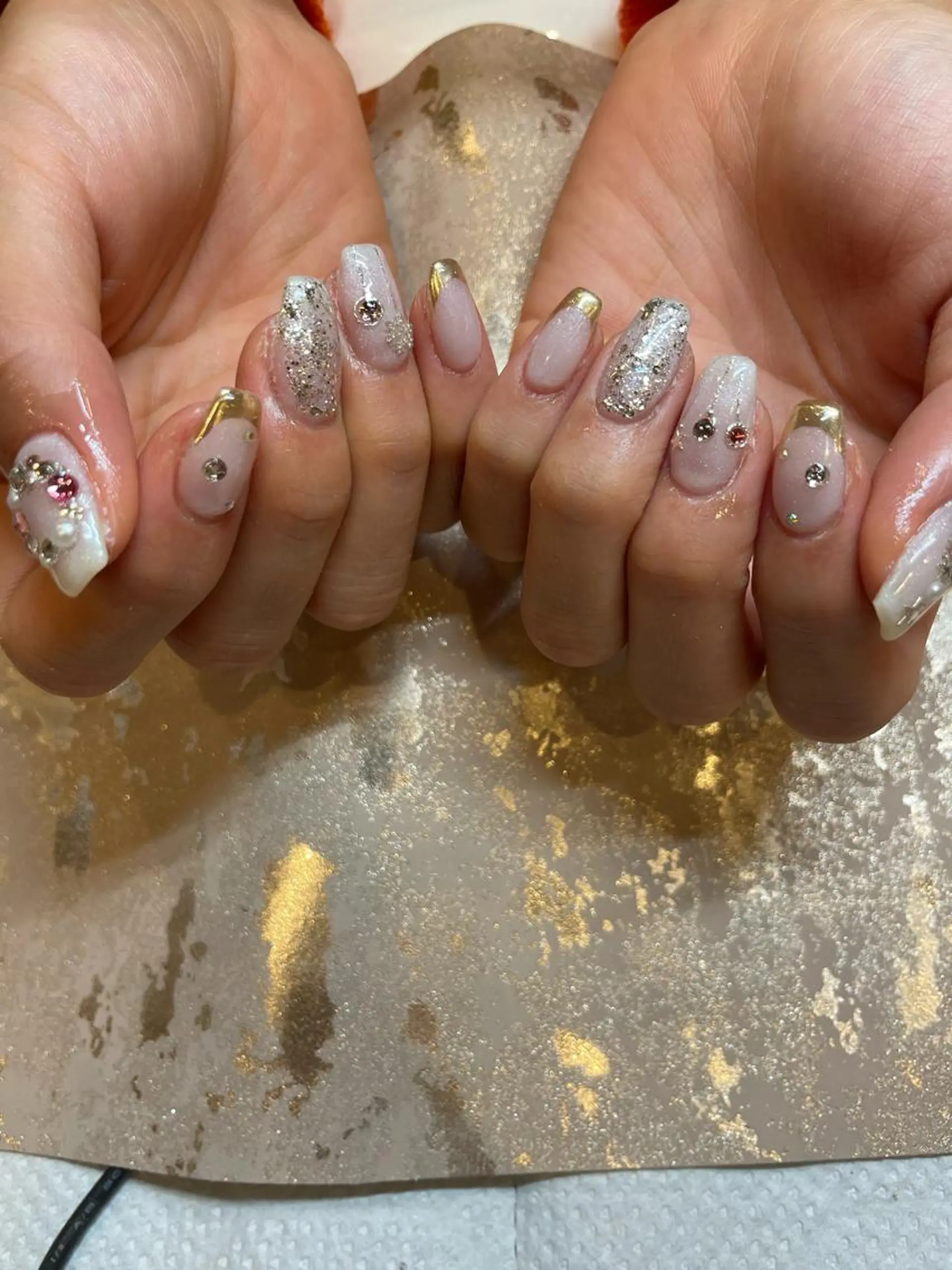 ネイル 冬ネイル クリスマス ハンドネイル RANUN nailのネイルデザイン