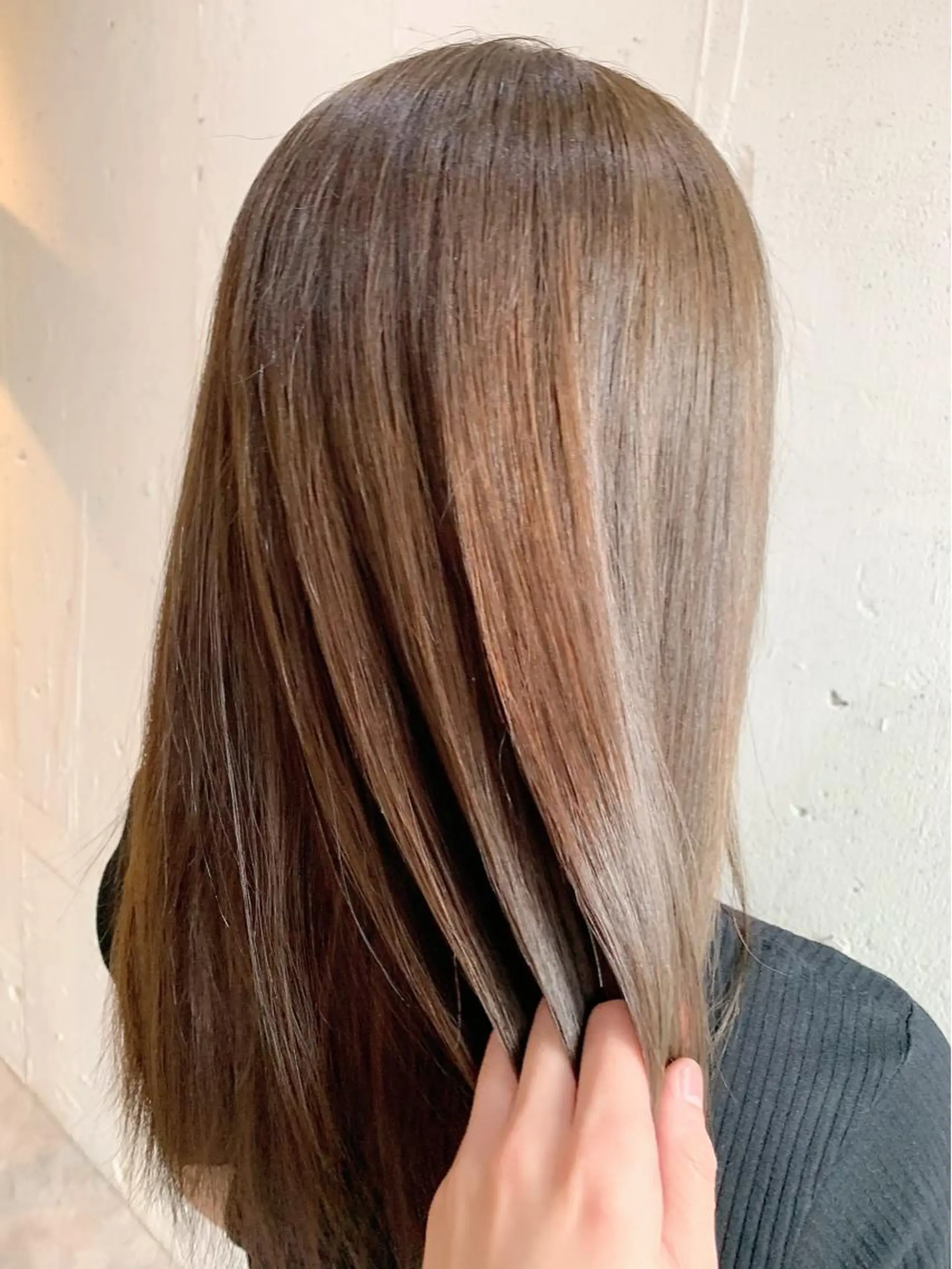 ミディアム カラー ベージュカラー カット ヘアカラー トリートメント 💛丁寧さNo.🥇 🧸片山智裕💛のヘアスタイル