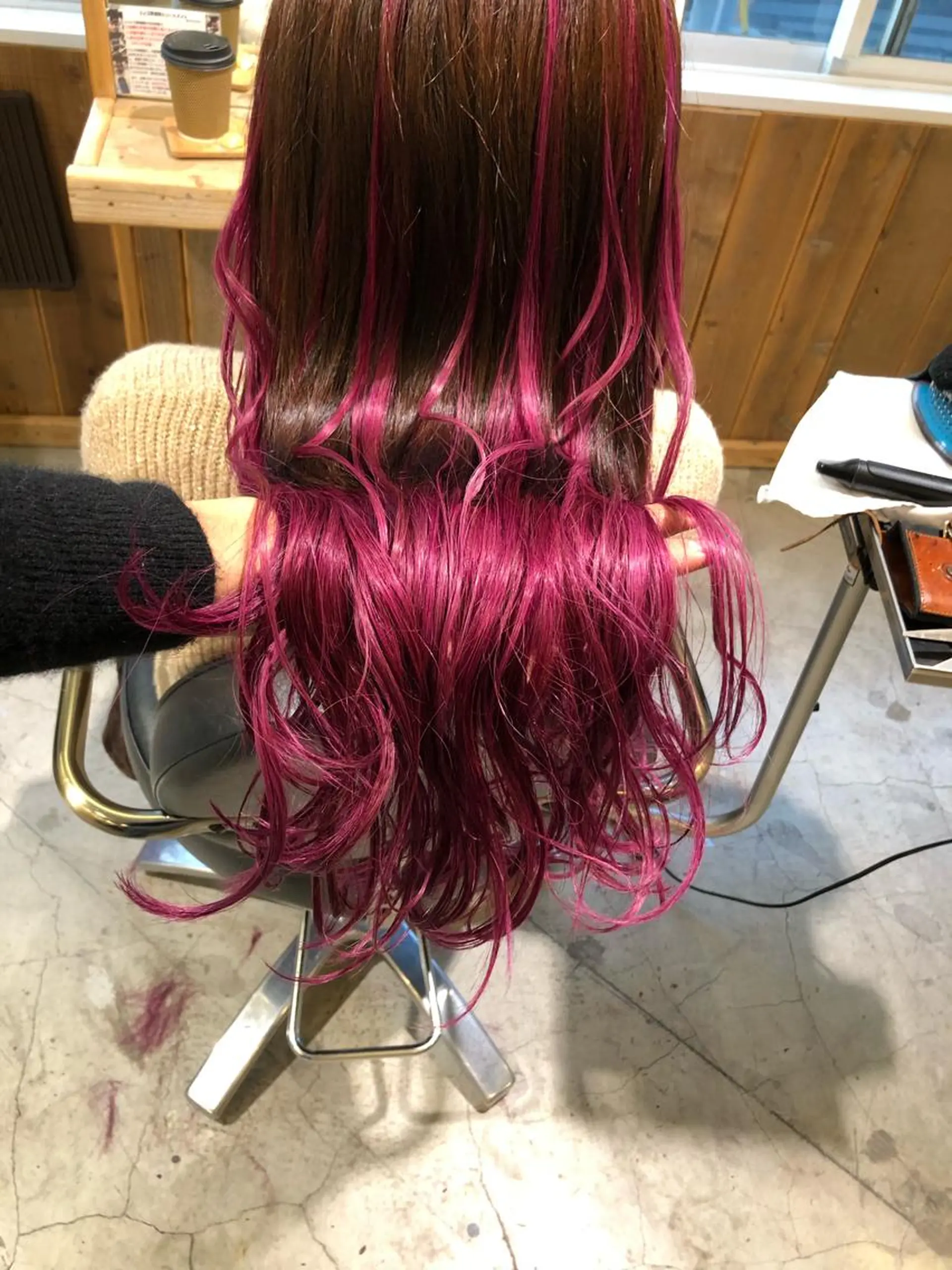 ロング カット ヘアカラー 舘野 太嘉宏のヘアスタイル