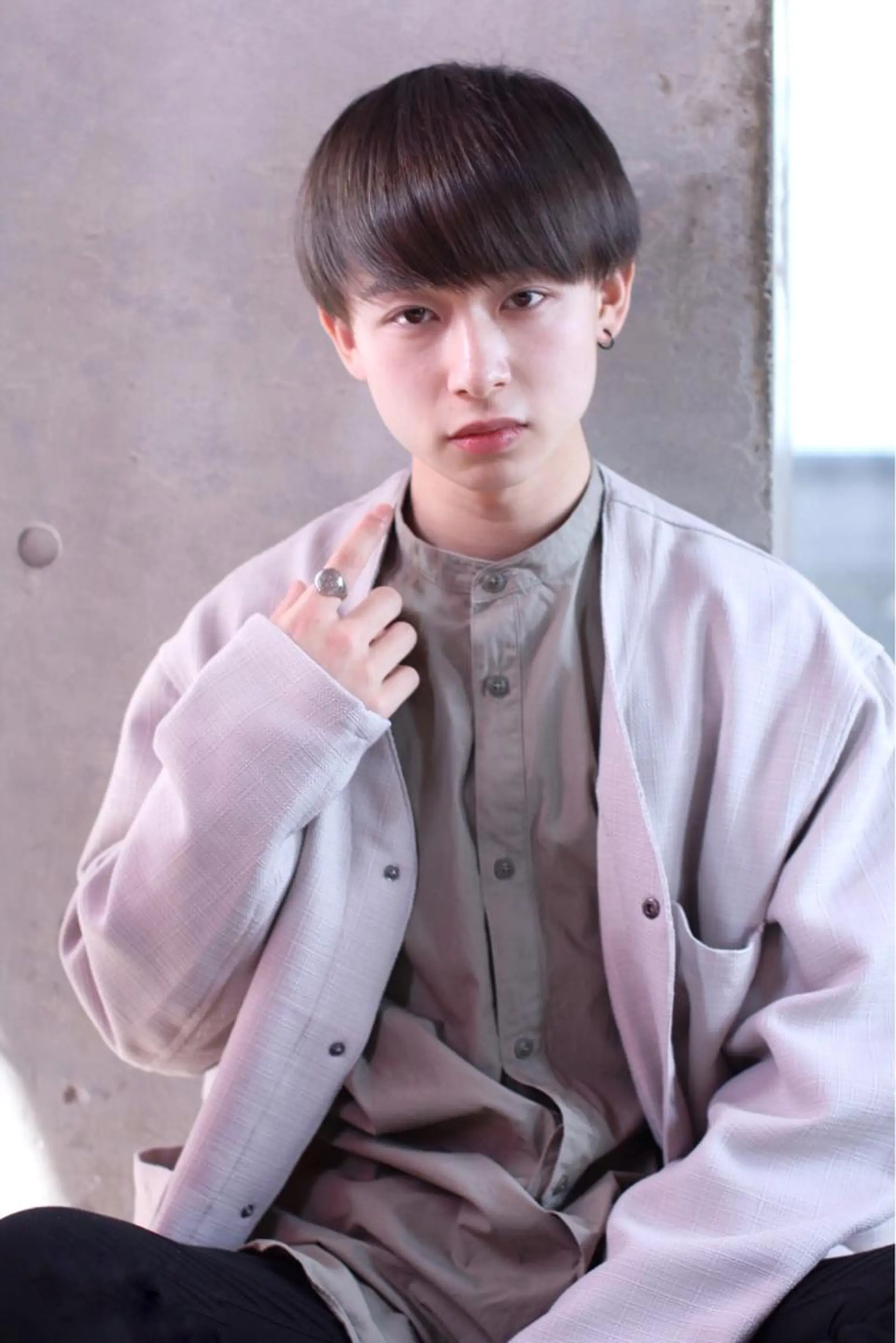 メンズ マッシュ カット ヘアカラー トリートメント ヘアセット 【メンズ特化】 ムネカタ アキトのヘアスタイル