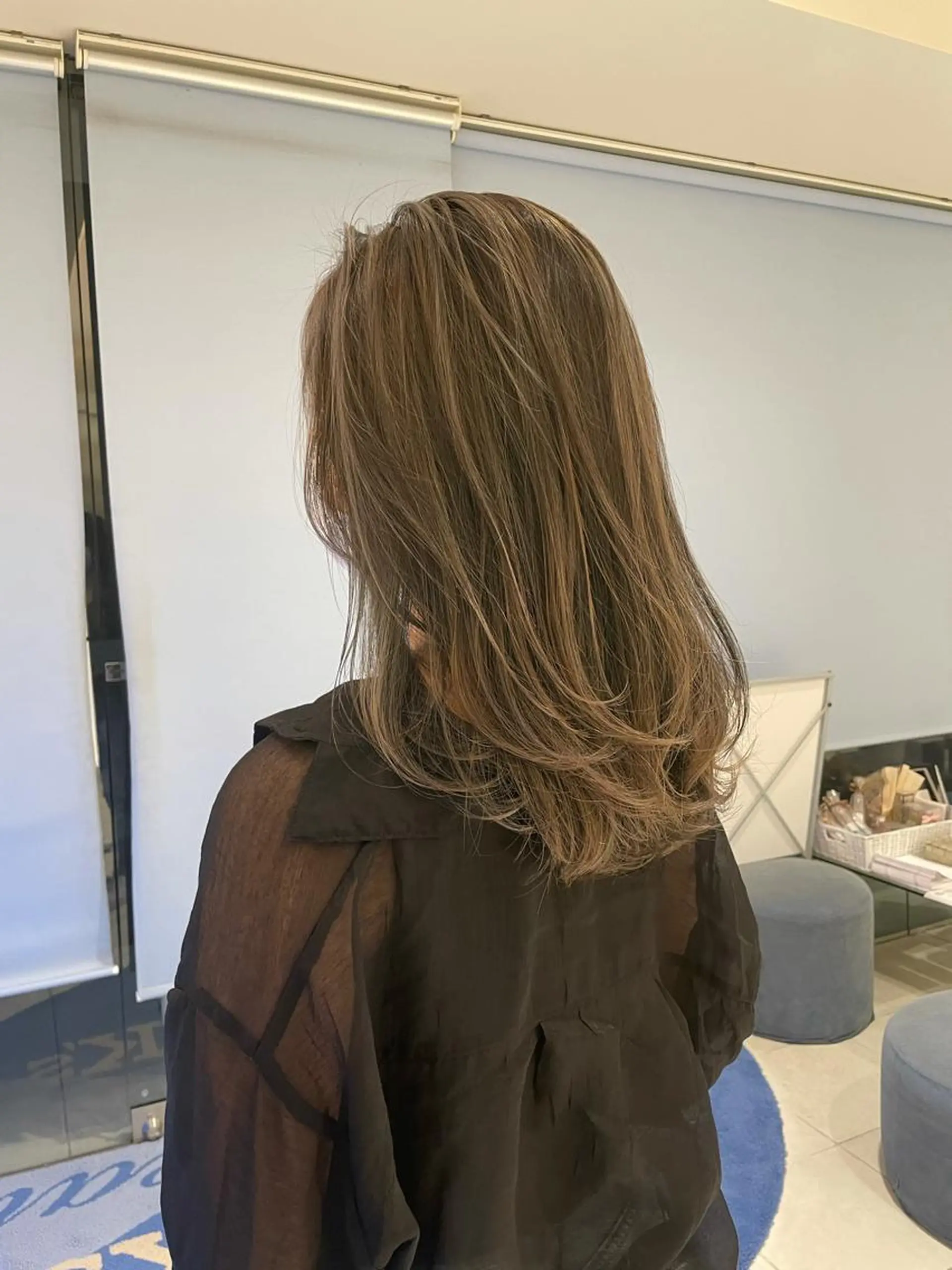 ロング カラー MODEks eau 佐藤優志のヘアスタイル