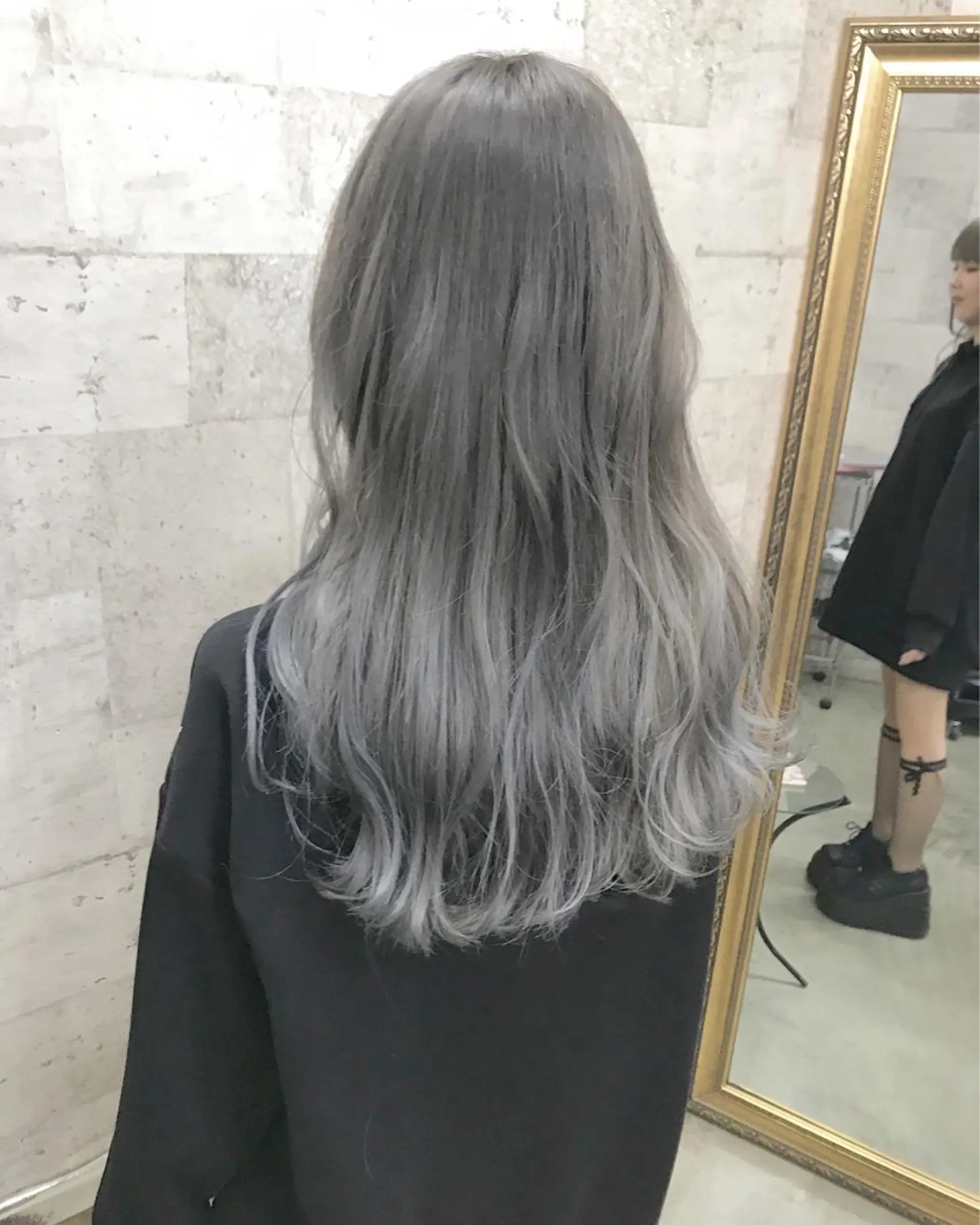 ロング カラー ブリーチ インナーカラー/天神 ブリーチ/吉田のヘアスタイル