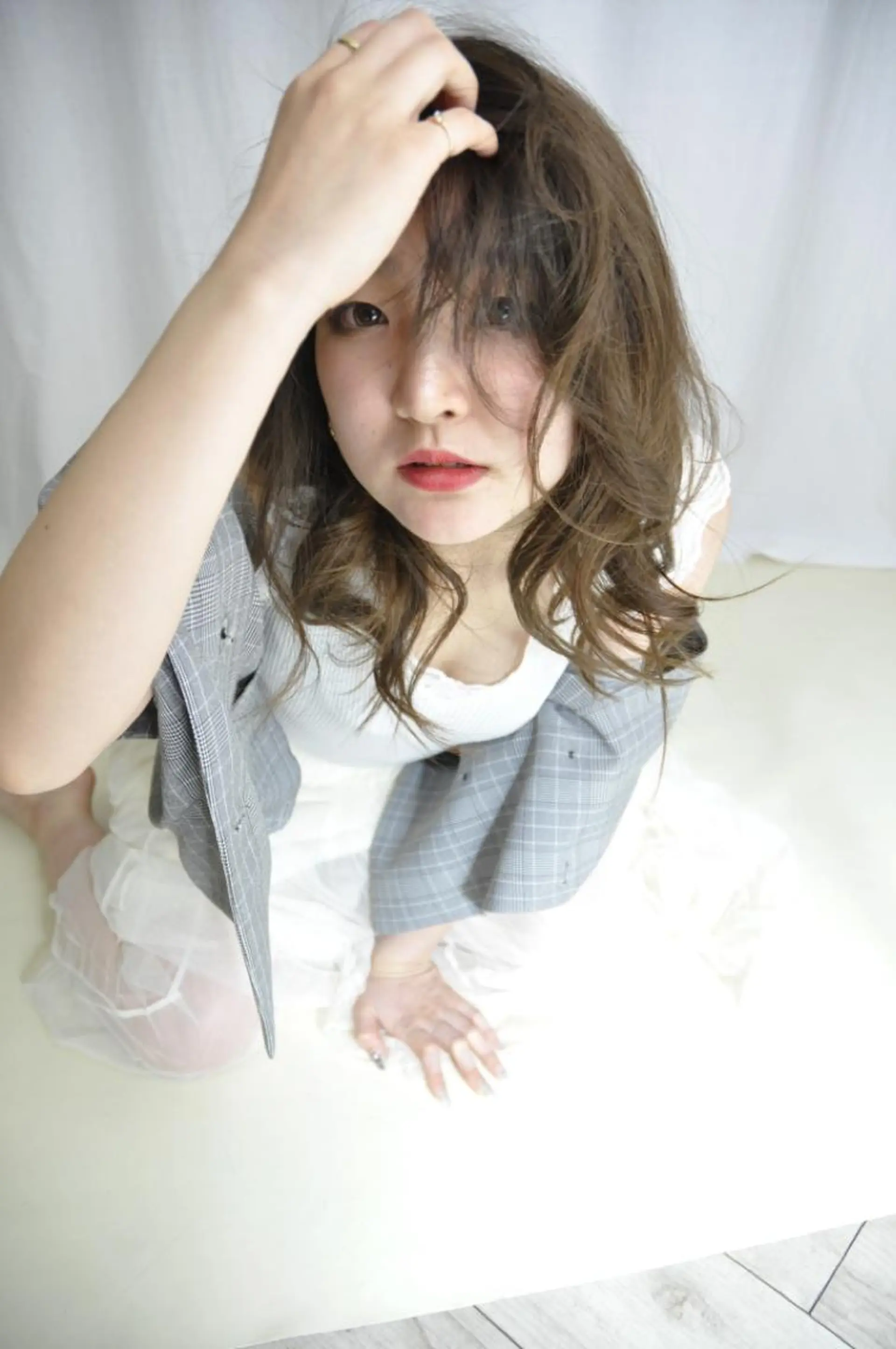 ロング カラー ブリーチ 透明感カラー ダブルカラー ボブ ロング Suzuki Atsushiのヘアスタイル