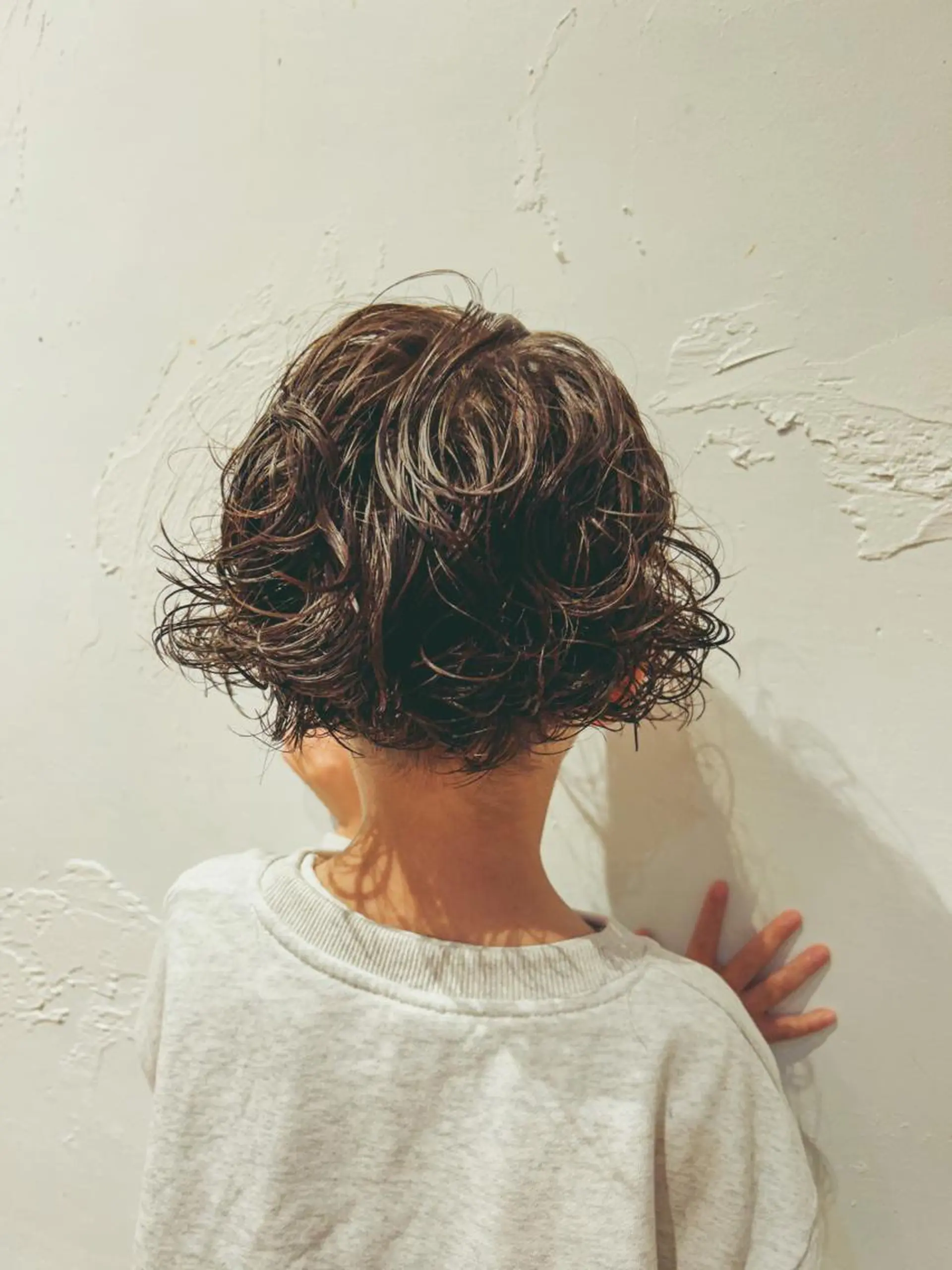 ショート メンズ キッズ メンズパーマ Lilly所属・成田 智彩のヘアスタイル