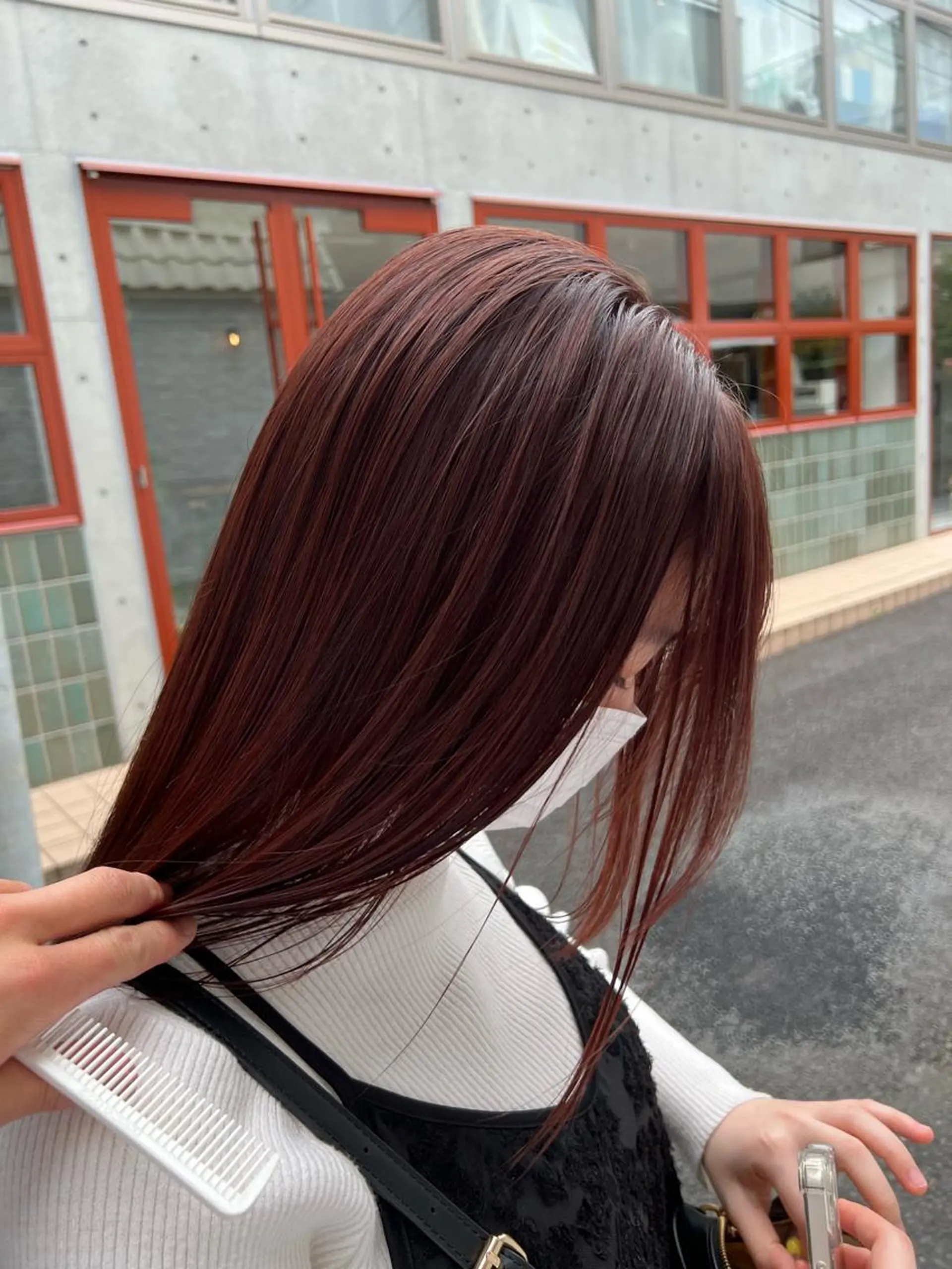 ロング カラー パーマ/ボブ /レイヤー チヒロのヘアスタイル