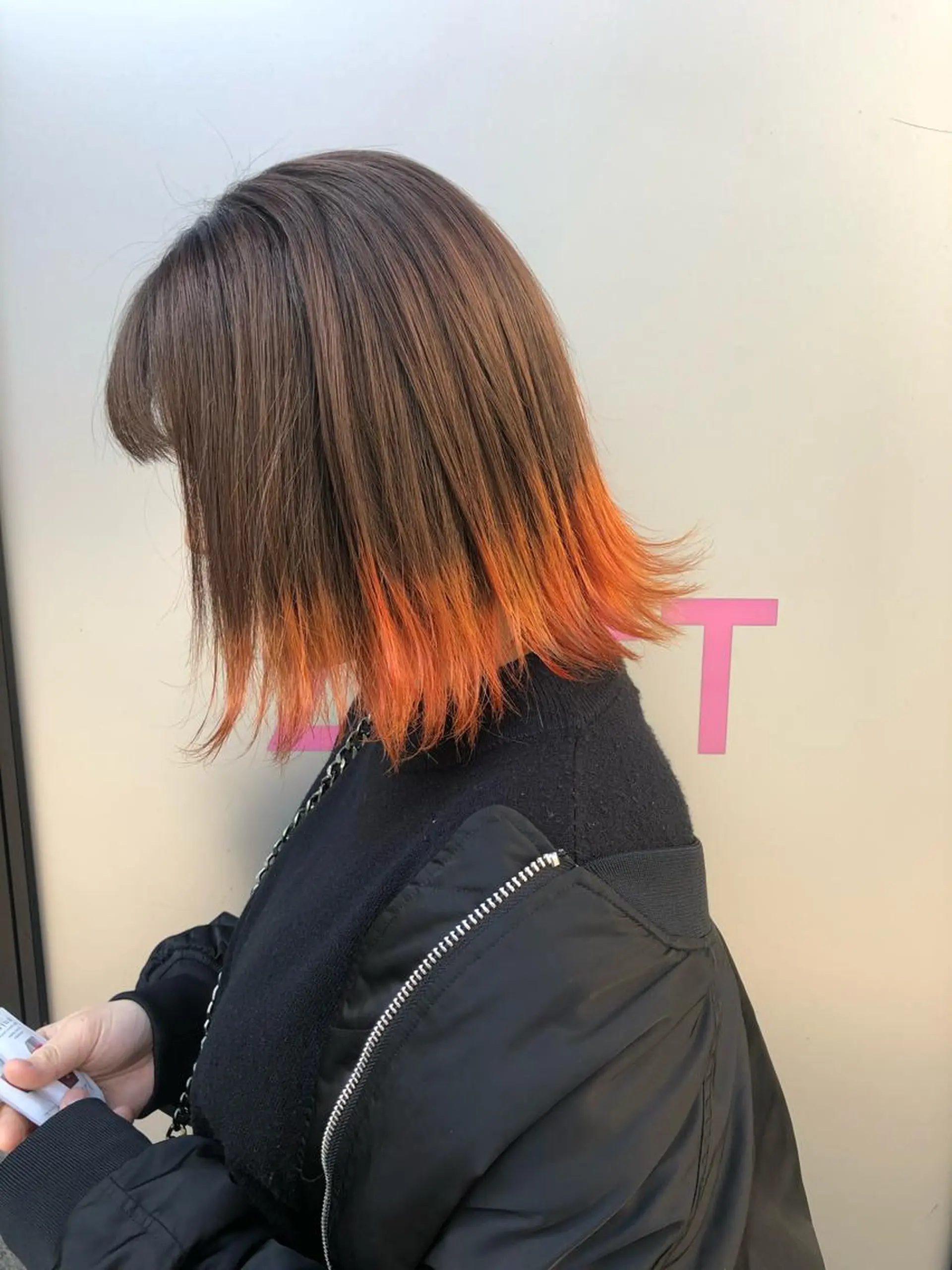 カラー ブラウンカラー ナチュラルブラウン オレンジ hina☺︎ 髪質改善/ストレートのヘアスタイル