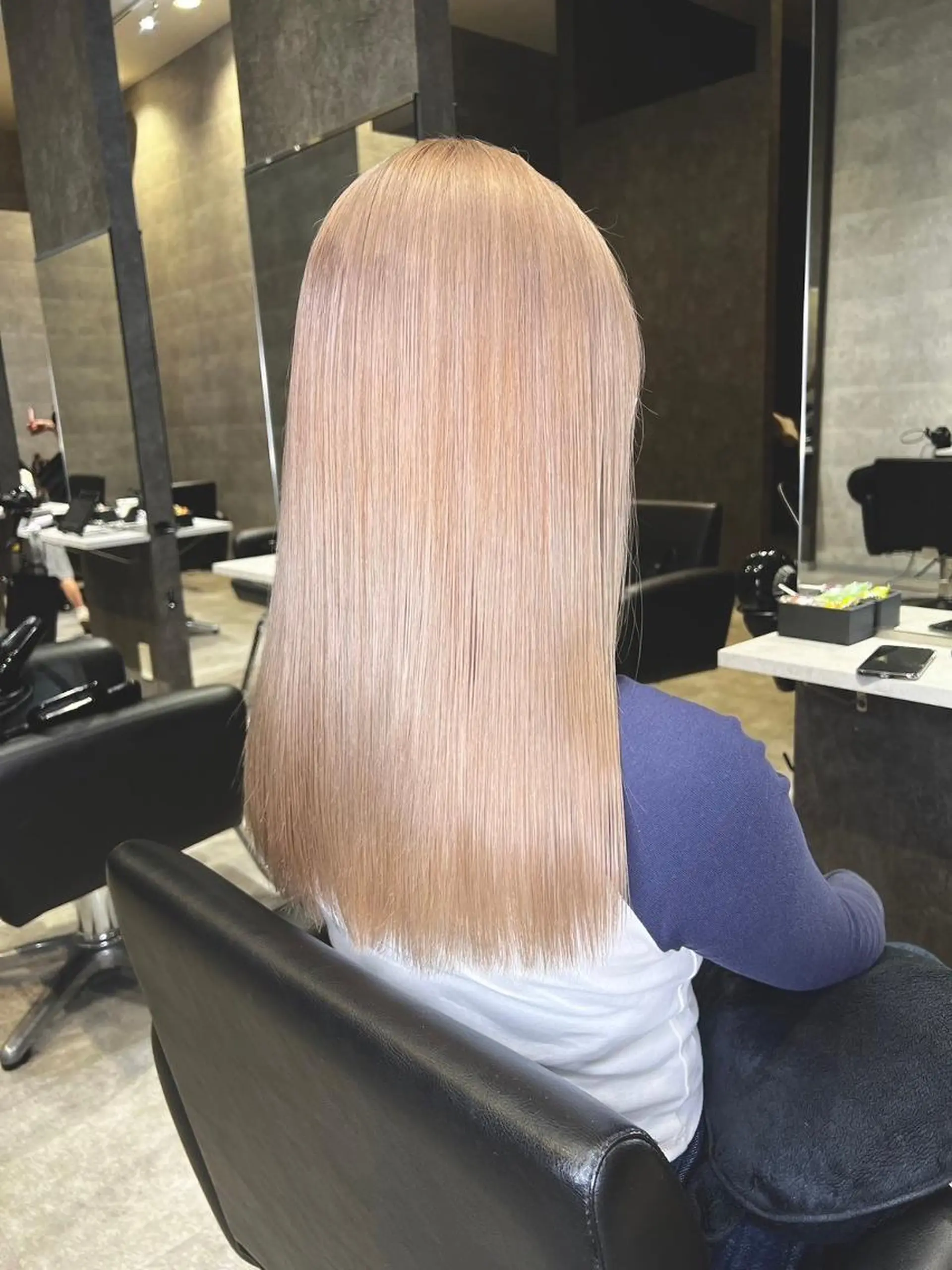 ロング 外国人風カラー ハイライト 髪質改善 似合わせカット トリートメント カット ヘアカラー トリートメント BUCKS【天王寺】 バックス【駅30秒】のヘアスタイル