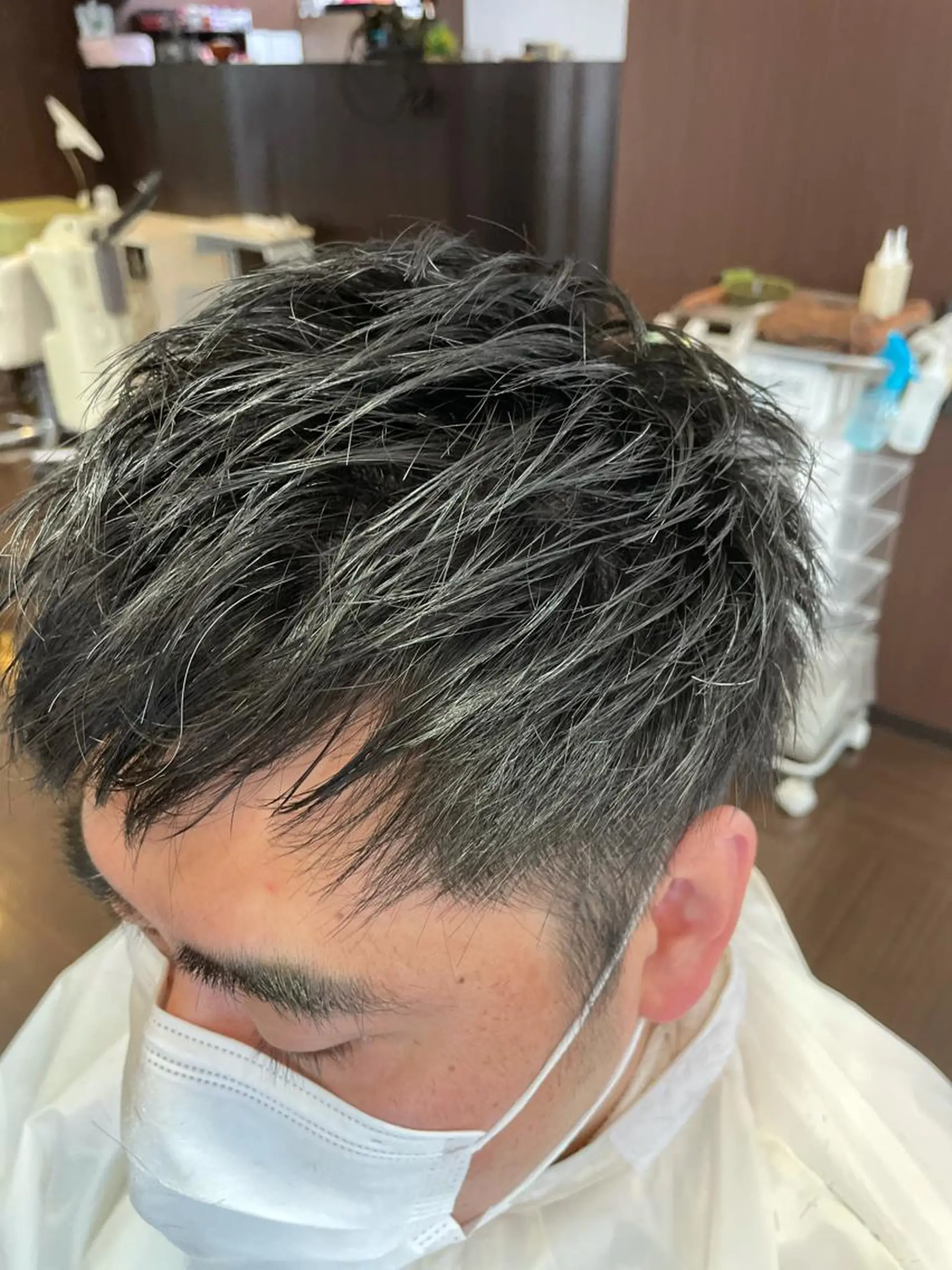 メンズ ツーブロック カット 長屋 裕也のヘアスタイル