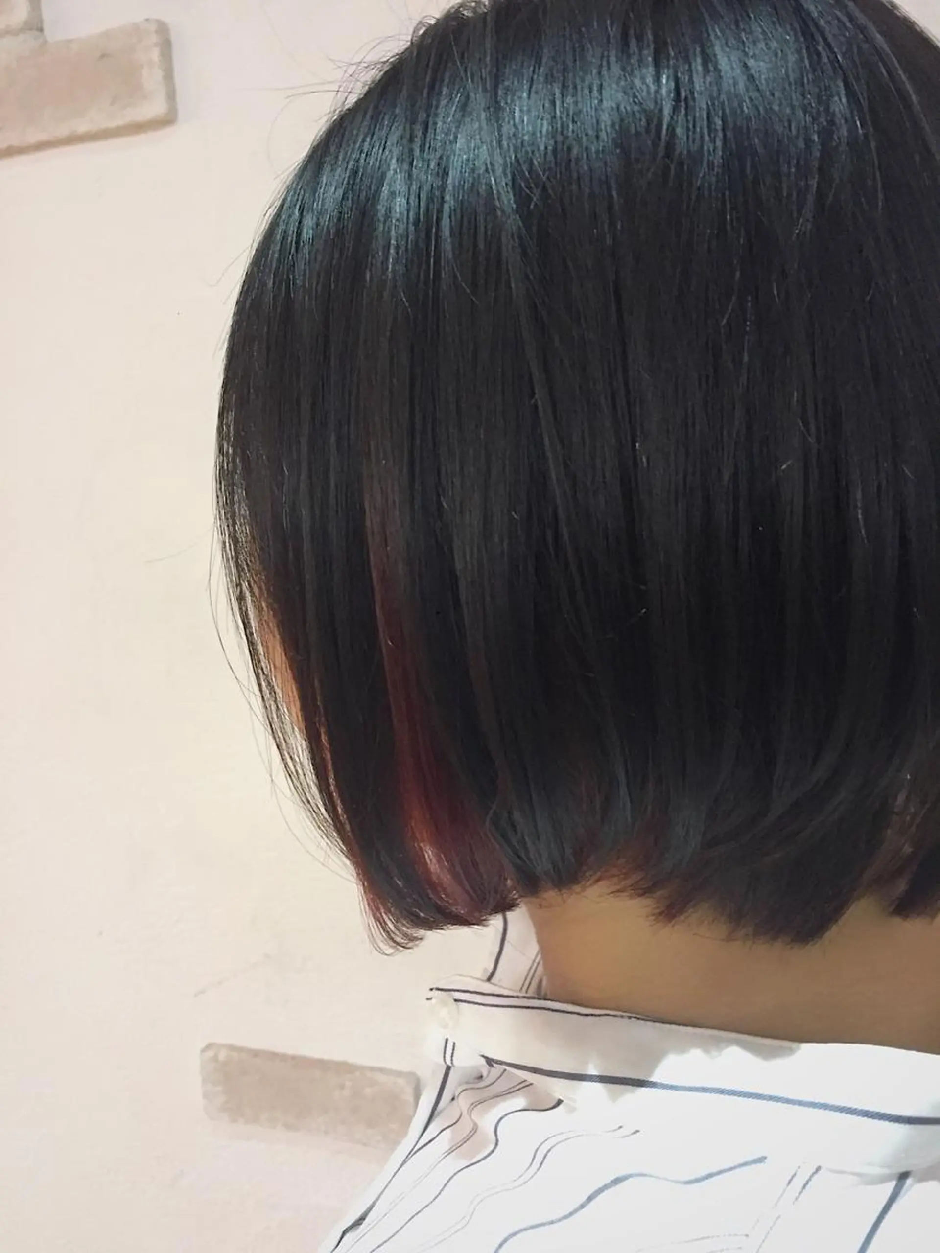 ショート カラー ヘアアレンジ インナーカラー ヘアカラー ハットリ /北習志野のヘアスタイル