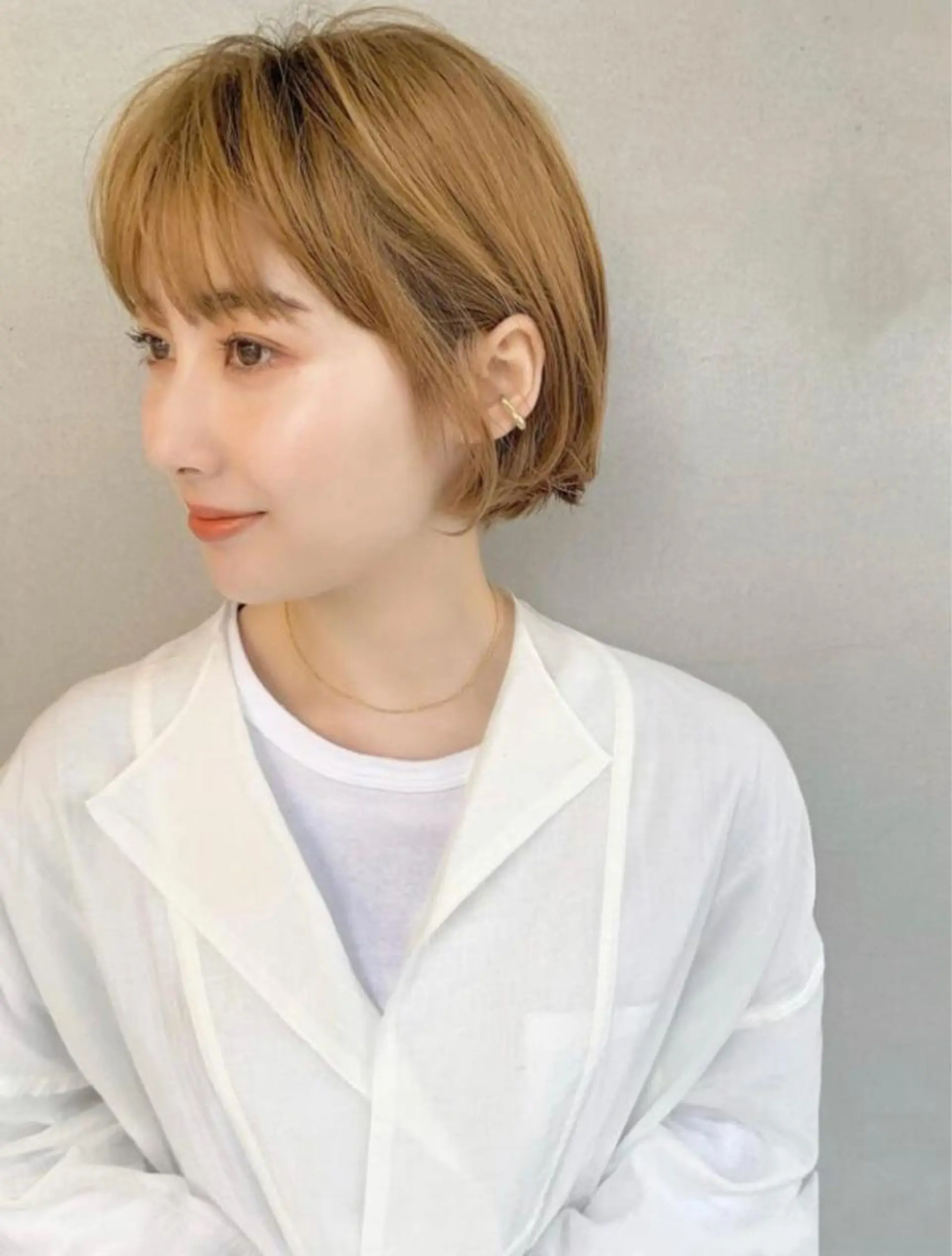 カラー ブリーチ ブリーチなしカラー 前野 早紀のヘアスタイル