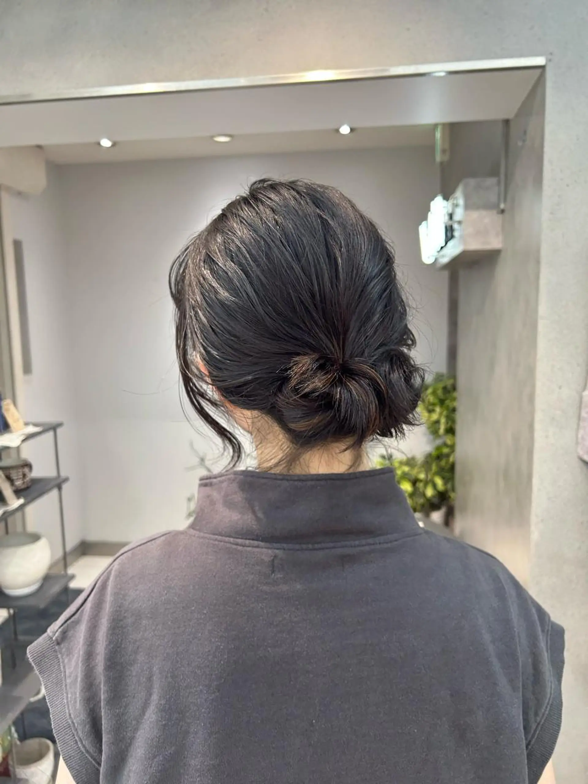 ミディアム ヘアアレンジ ナチュラル×色気パ ーマ 渋谷/マナミのヘアスタイル