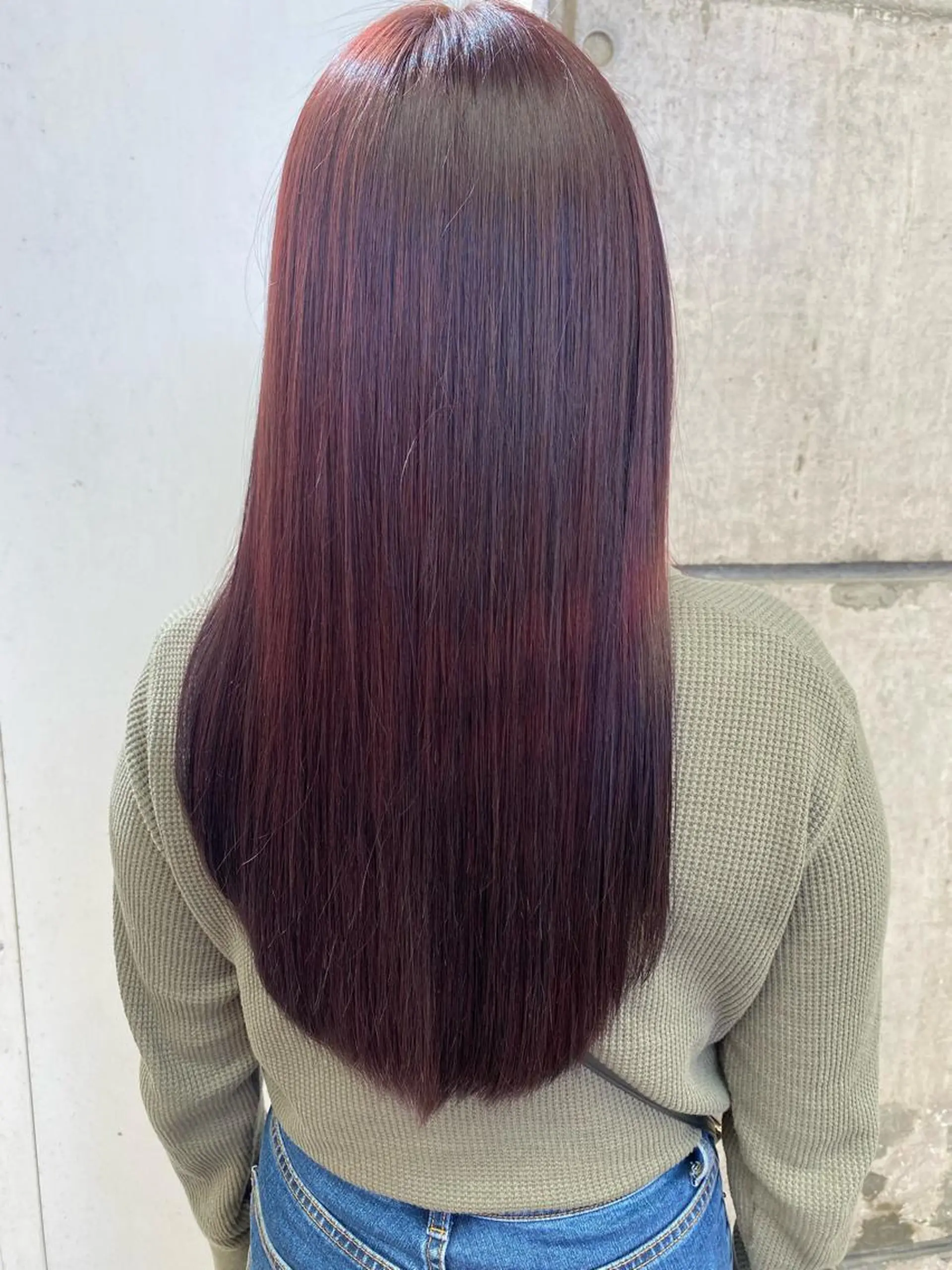 ロング カラー トリートメント カット ヘアカラー トリートメント SHICENEケイ レイヤーカット🦋のヘアスタイル