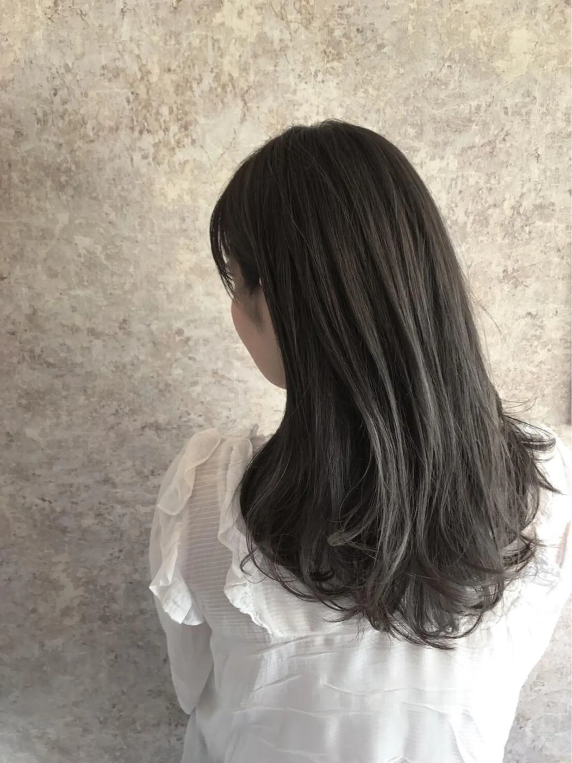 カラー パーマ ヘアアレンジ ハイライトカラー オリーブカラー 髪質改善 mihoko/ ニュアンスパーマのヘアスタイル
