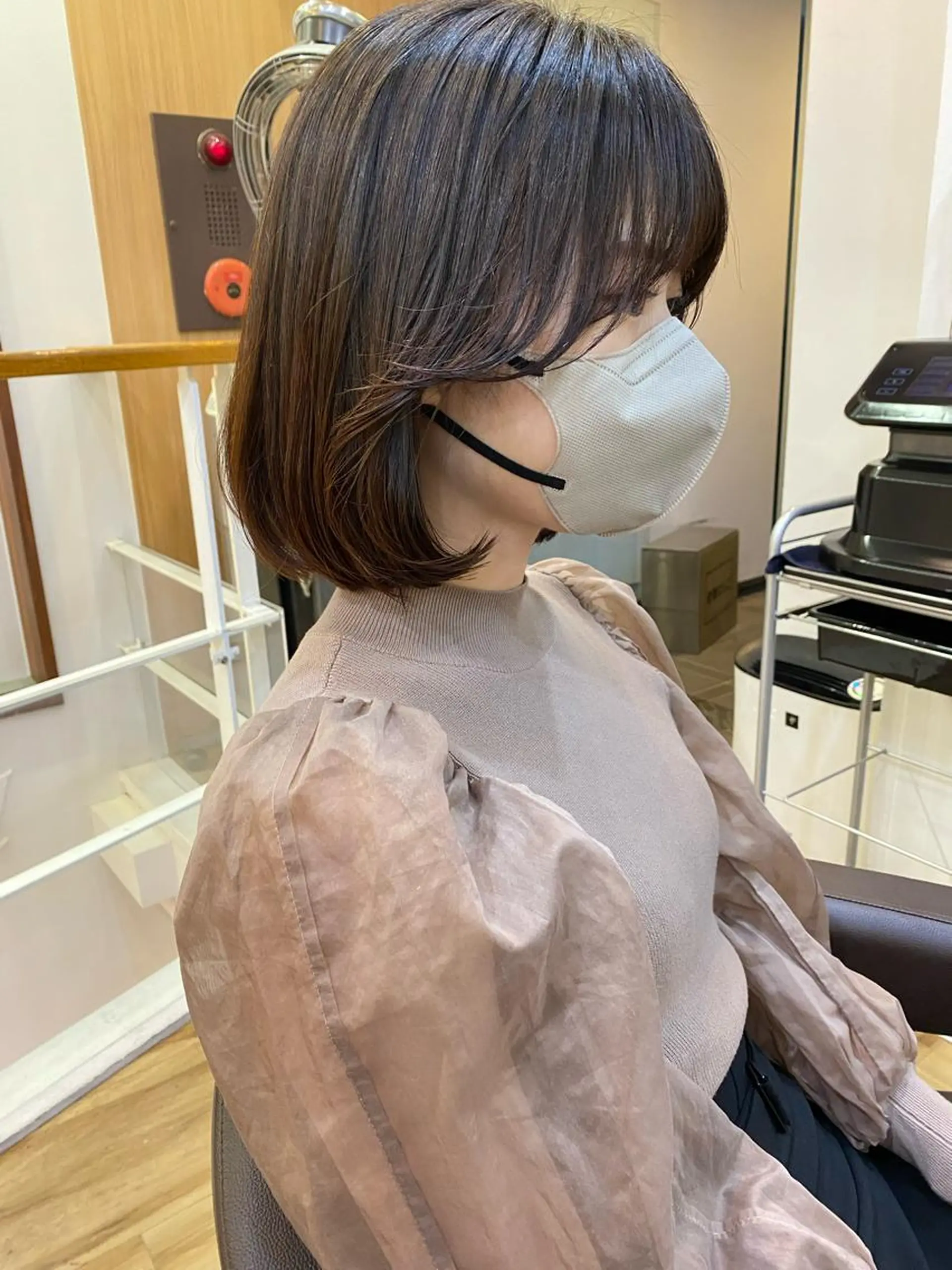 ショート カット レイヤーカット /透明感/千葉怜寿のヘアスタイル