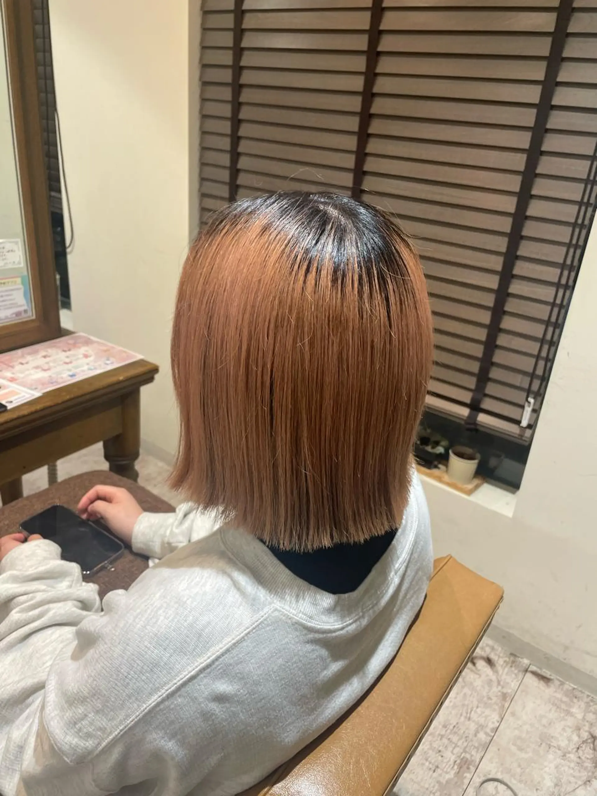 ミディアム 切りっぱなしボブ ボブ 小川 夏生のヘアスタイル