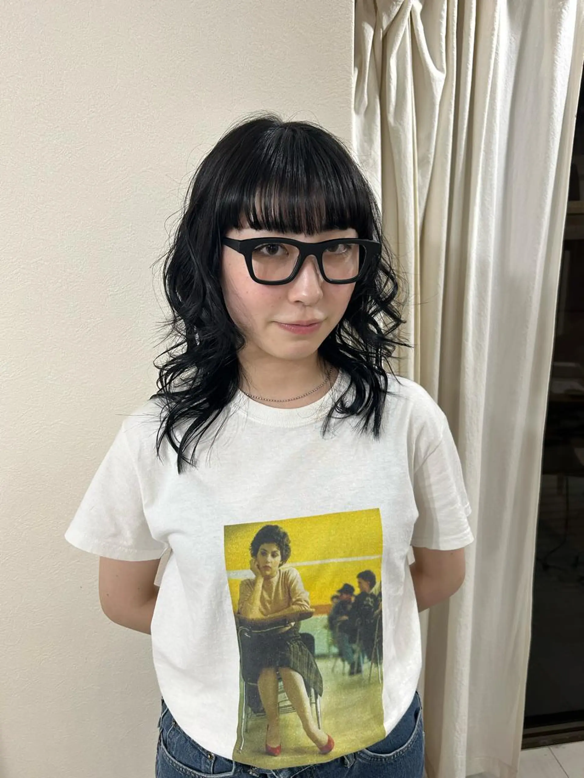 セミロング カラー ヘアアレンジ カット パーマ ☕️結【suii.】 ボブ/ヘアセット☕️のヘアスタイル