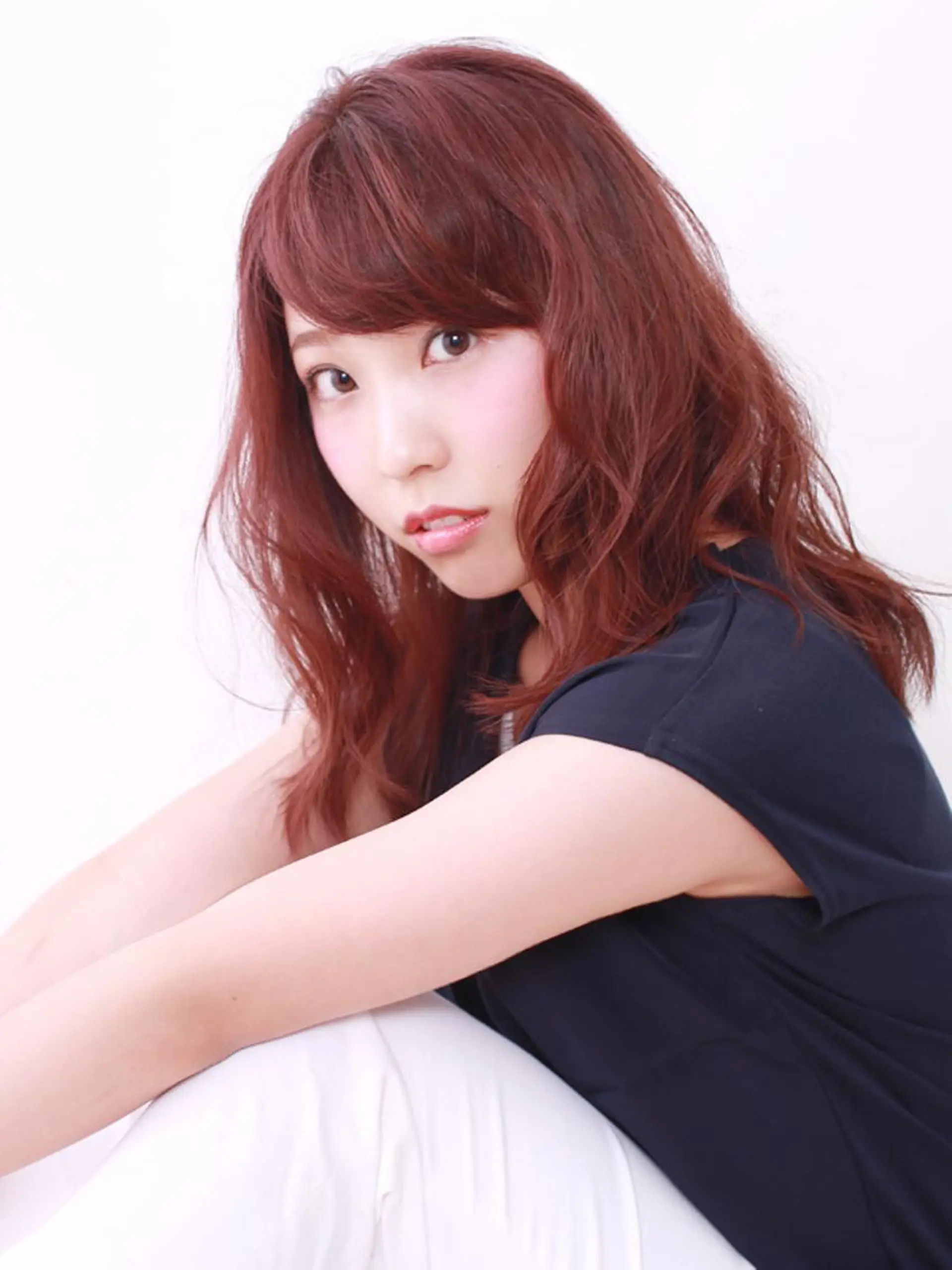 セミロング カラー ピンクカラー ピンクパープル パープルカラー 髪質改善/練馬/ ASUKAのヘアスタイル