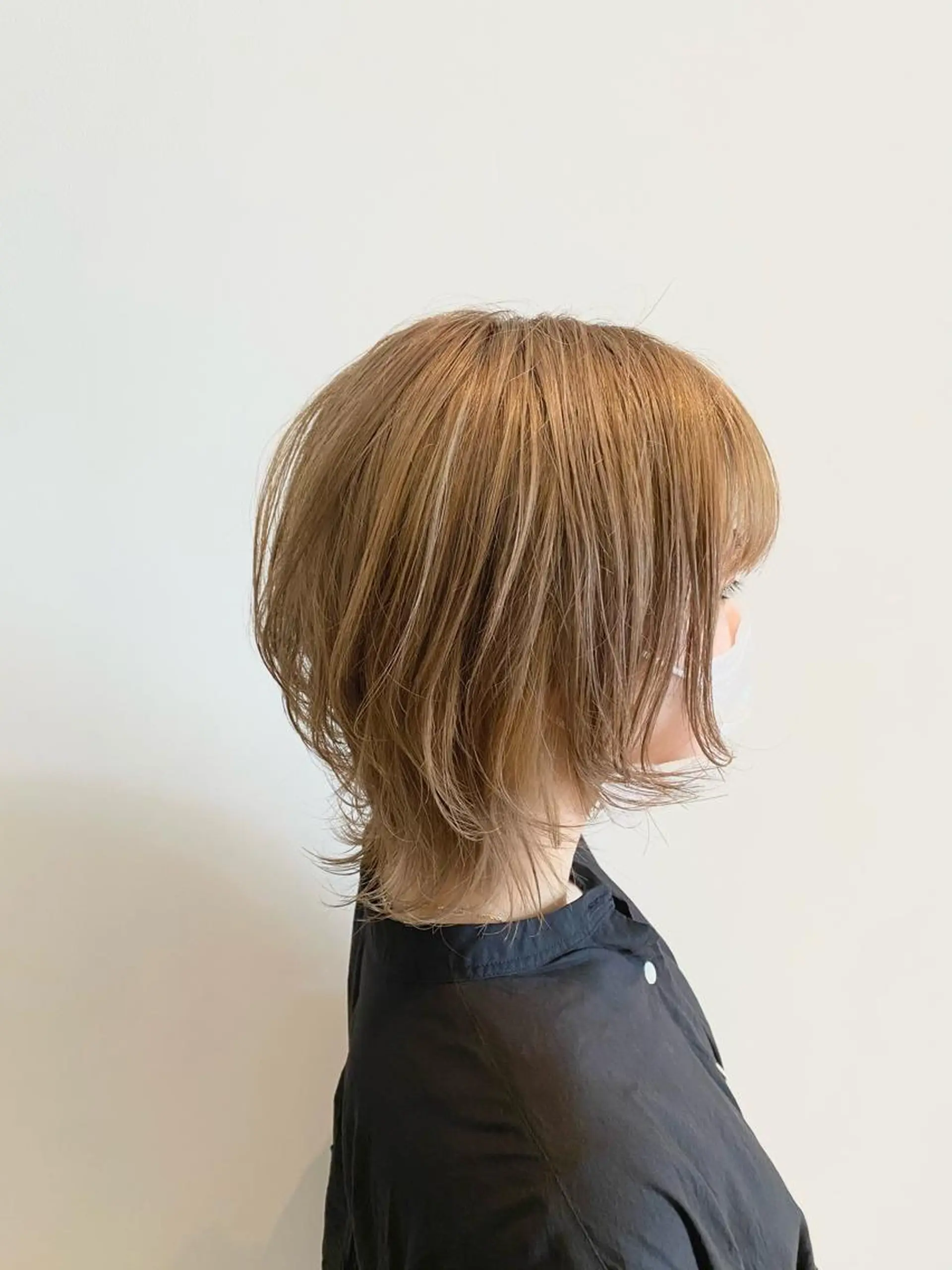 ミディアム カラー 大森 壱成のヘアスタイル