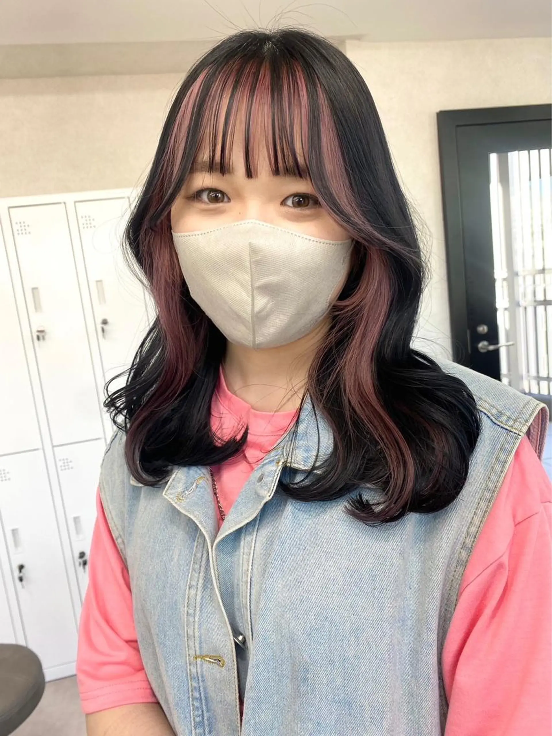 セミロング カラー 🩶💜寒色カラー/ ゆずほのヘアスタイル
