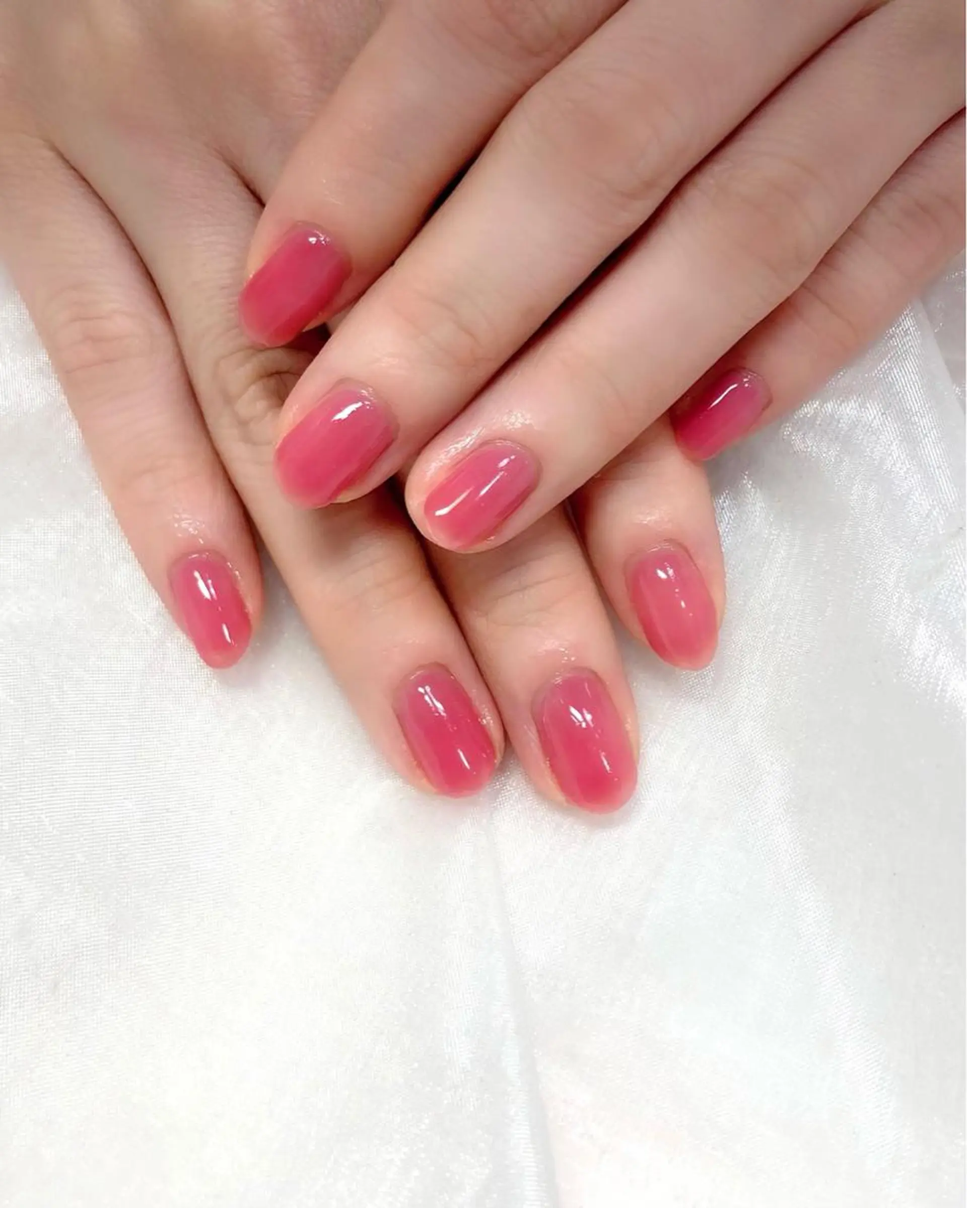 ネイル ワンカラーネイル 梅津 郁美のネイルデザイン