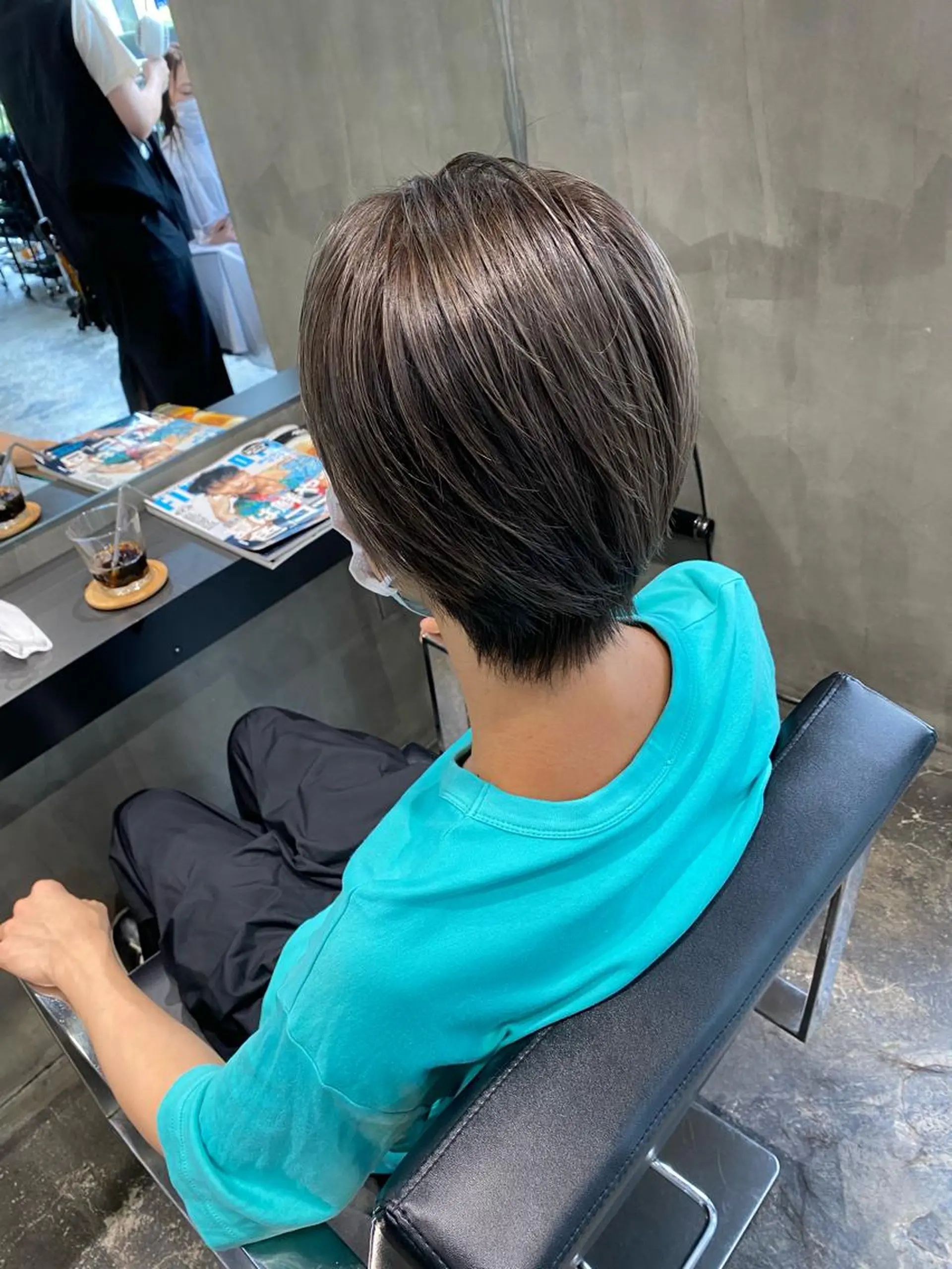 ショート カラー メンズ Agu hair lore沼館店所属・八戸パーマ/メンズパ ーマ/シンゴ。のヘアスタイル