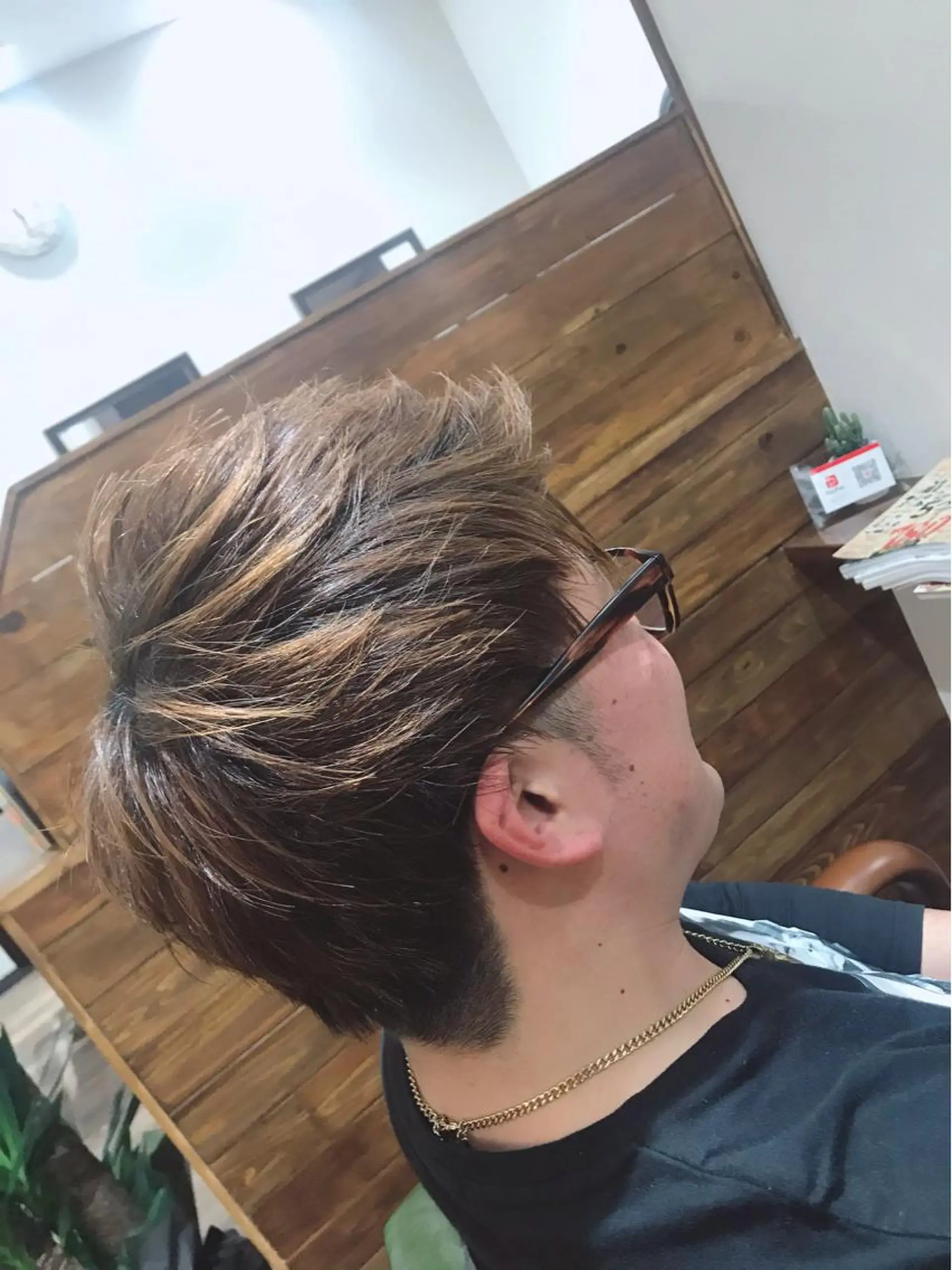 ショート メンズ アップバング カット トリートメント Rug Relief所属・Rug Relief 吉田のヘアスタイル