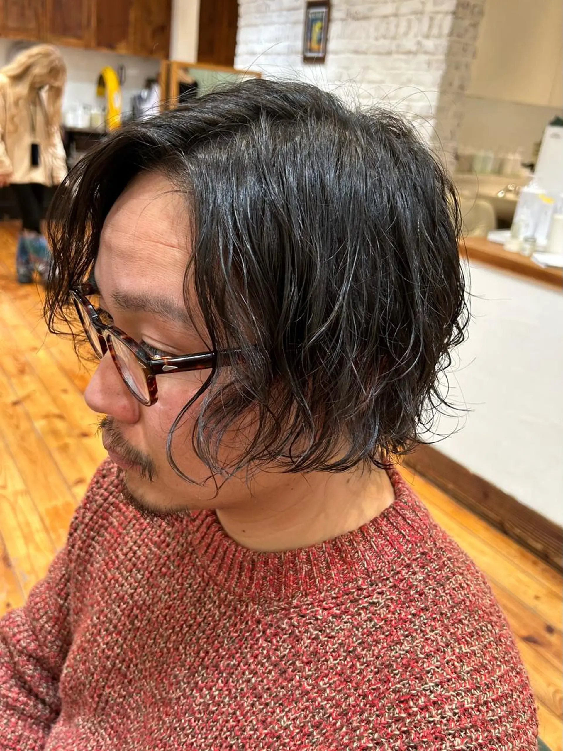 パーマ メンズ メンズパーマ ✂︎店長✂︎ ちさきのヘアスタイル