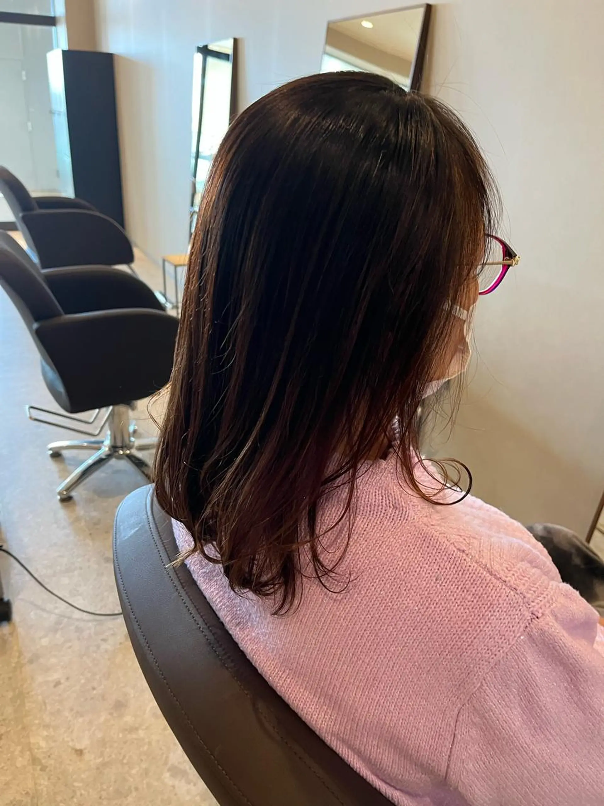 セミロング くせ毛 縮毛矯正 アルゴ八潮所属・Argo mikiのヘアスタイル