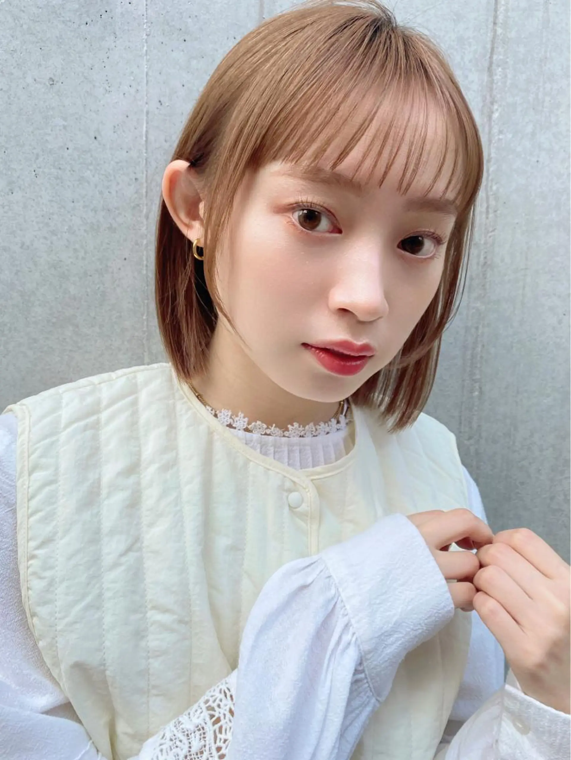 ミディアム カラー 🪭risa 暖色/レイヤー🪭のヘアスタイル