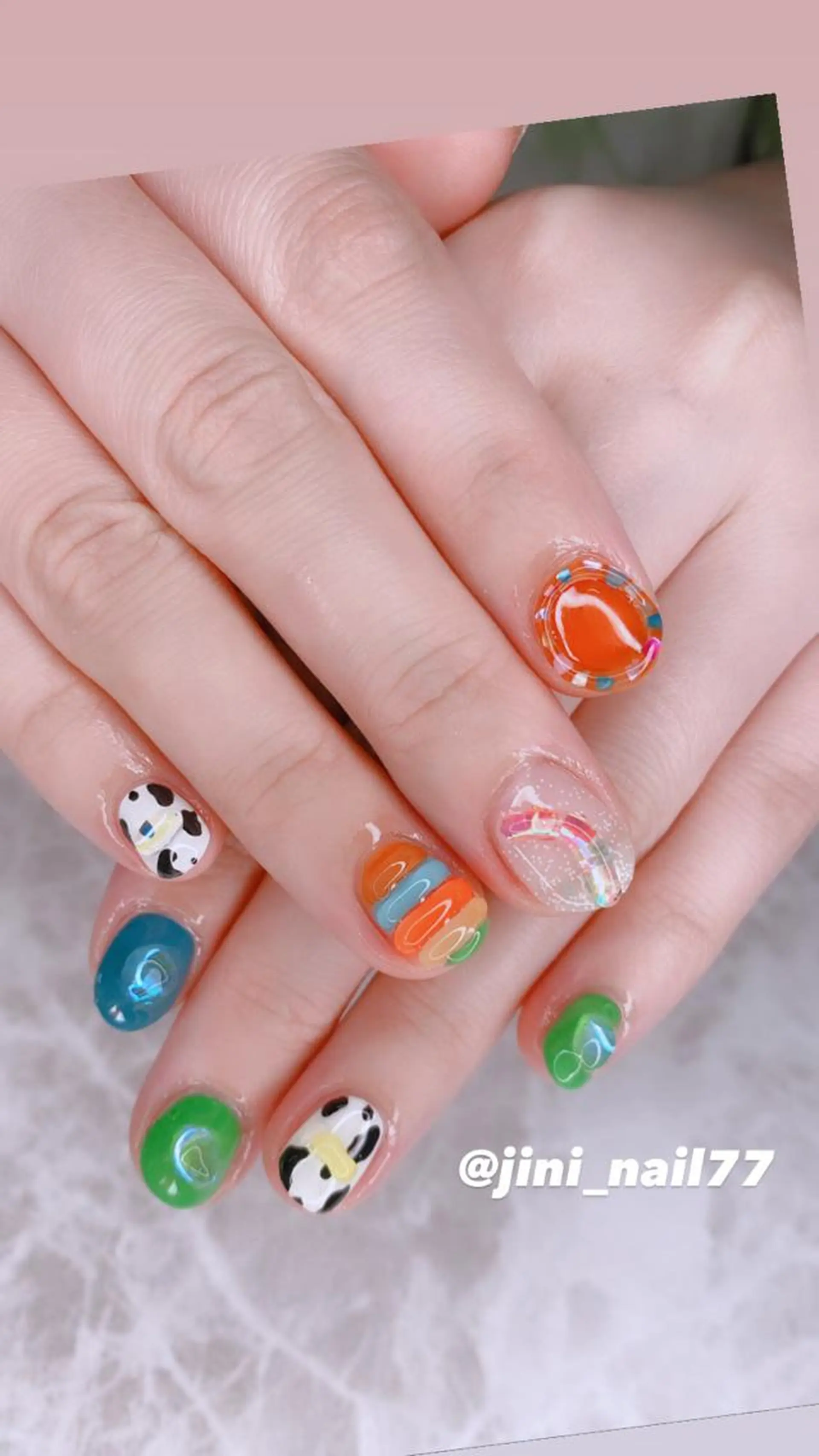 ネイル フットネイル JINI NAIL所属・ジニ ネイルのネイルデザイン