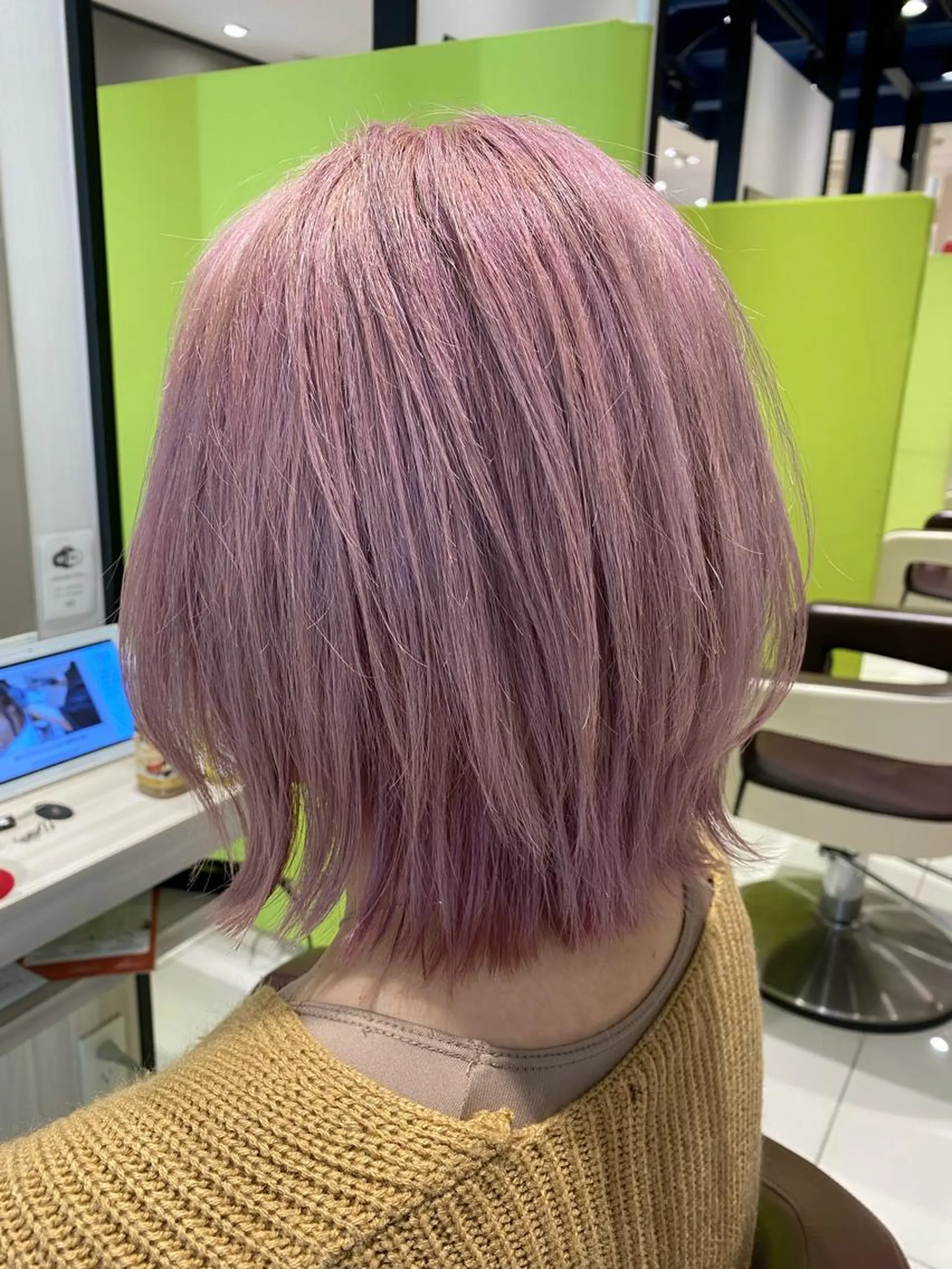 ミディアム EARTH関内店 地主のヘアスタイル