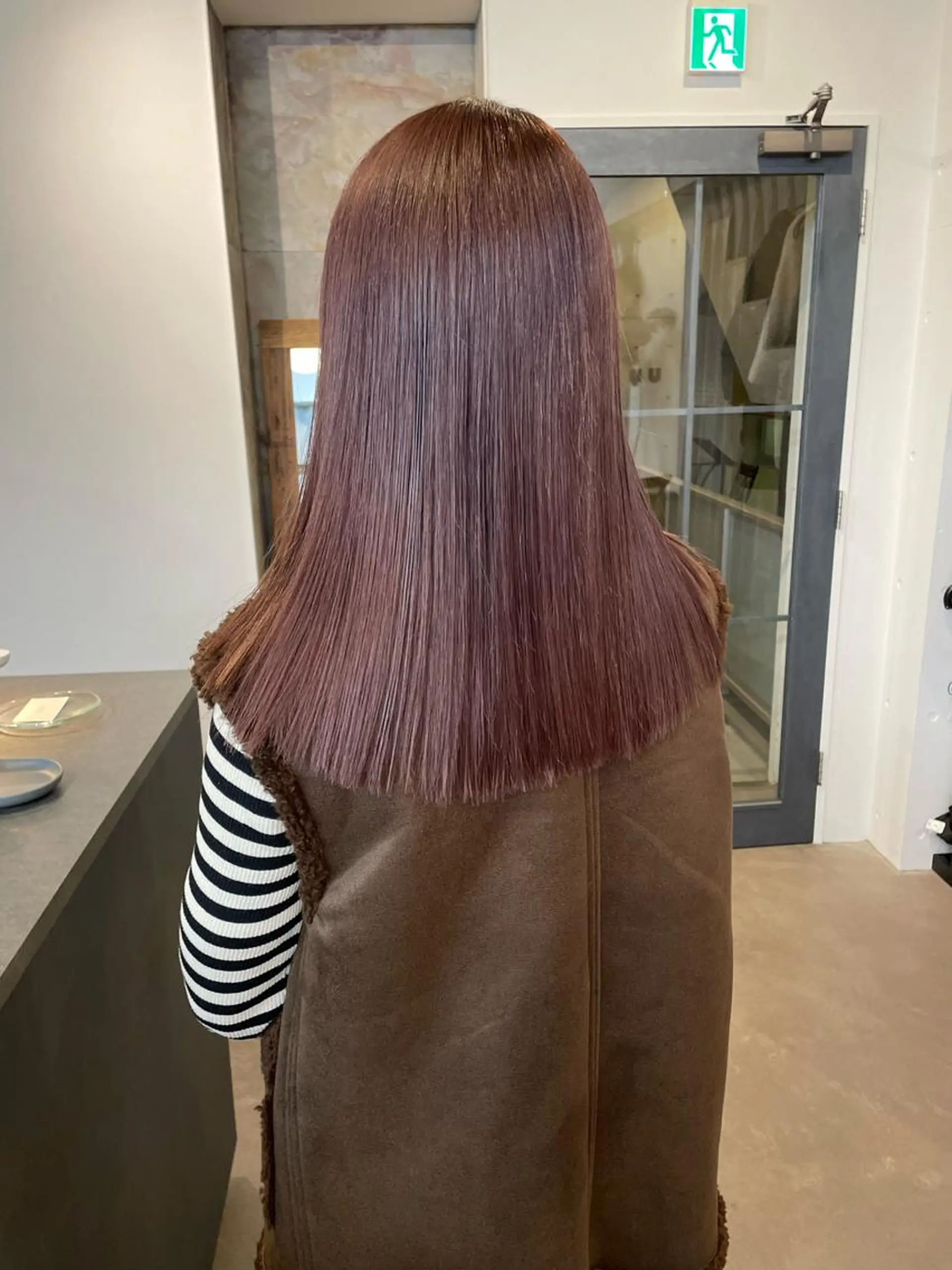 ロング カラー 原 菜帆のヘアスタイル