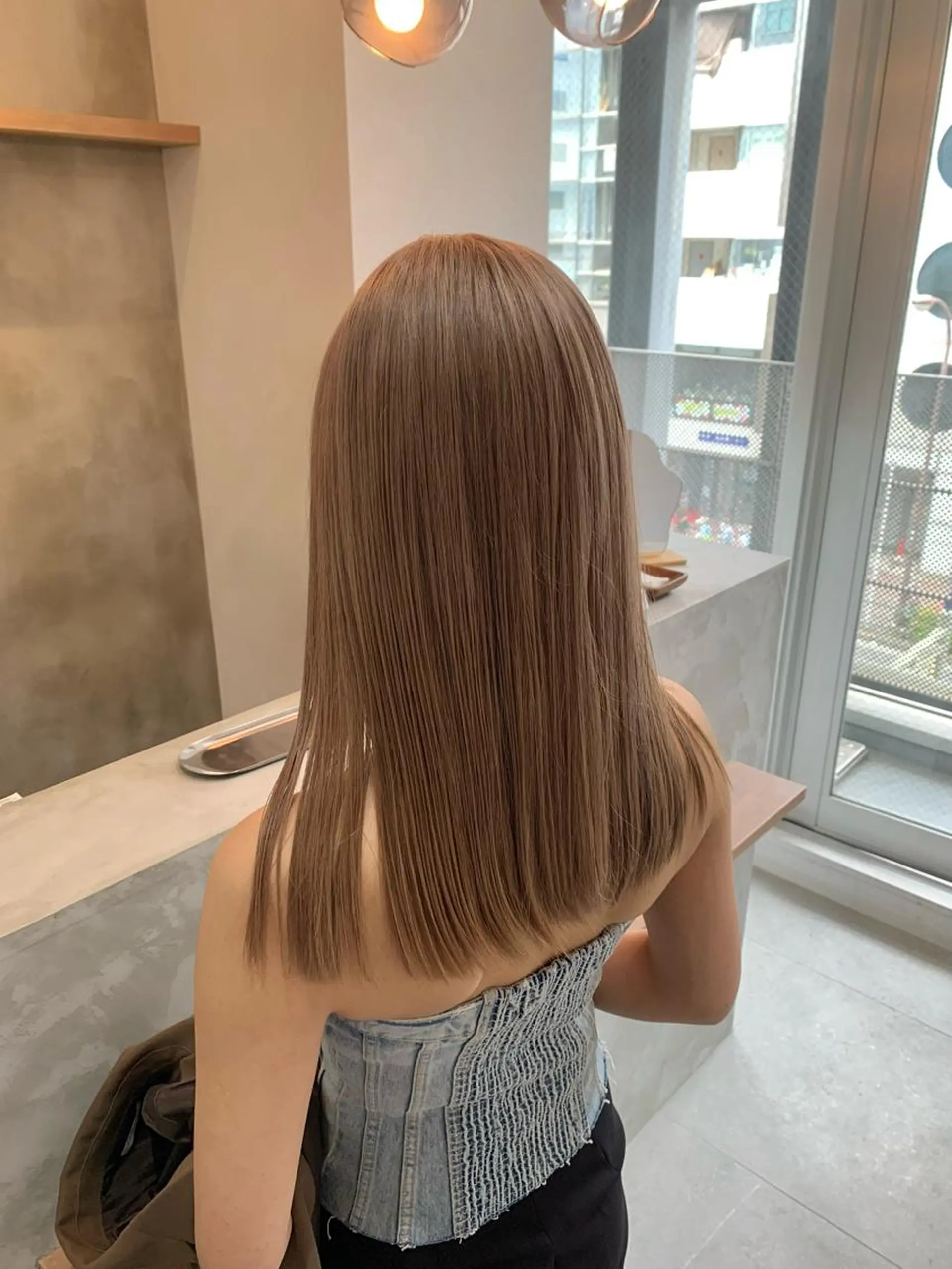 ロング カット ヘアカラー トリートメント little 小濱彰太のヘアスタイル