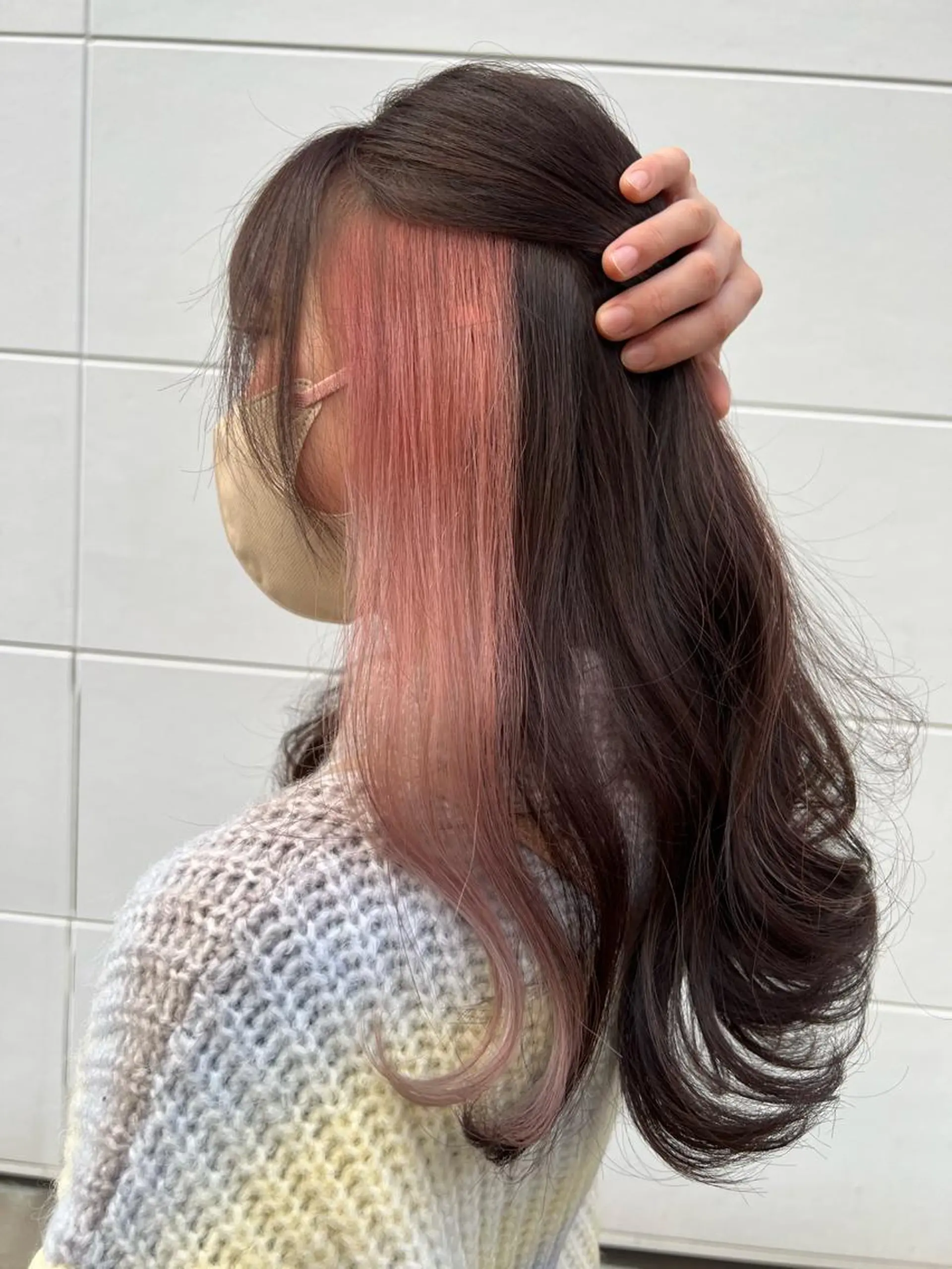 セミロング カラー ヘアカラー 髪質改善/縮毛矯正 レイヤー/松川匠のヘアスタイル