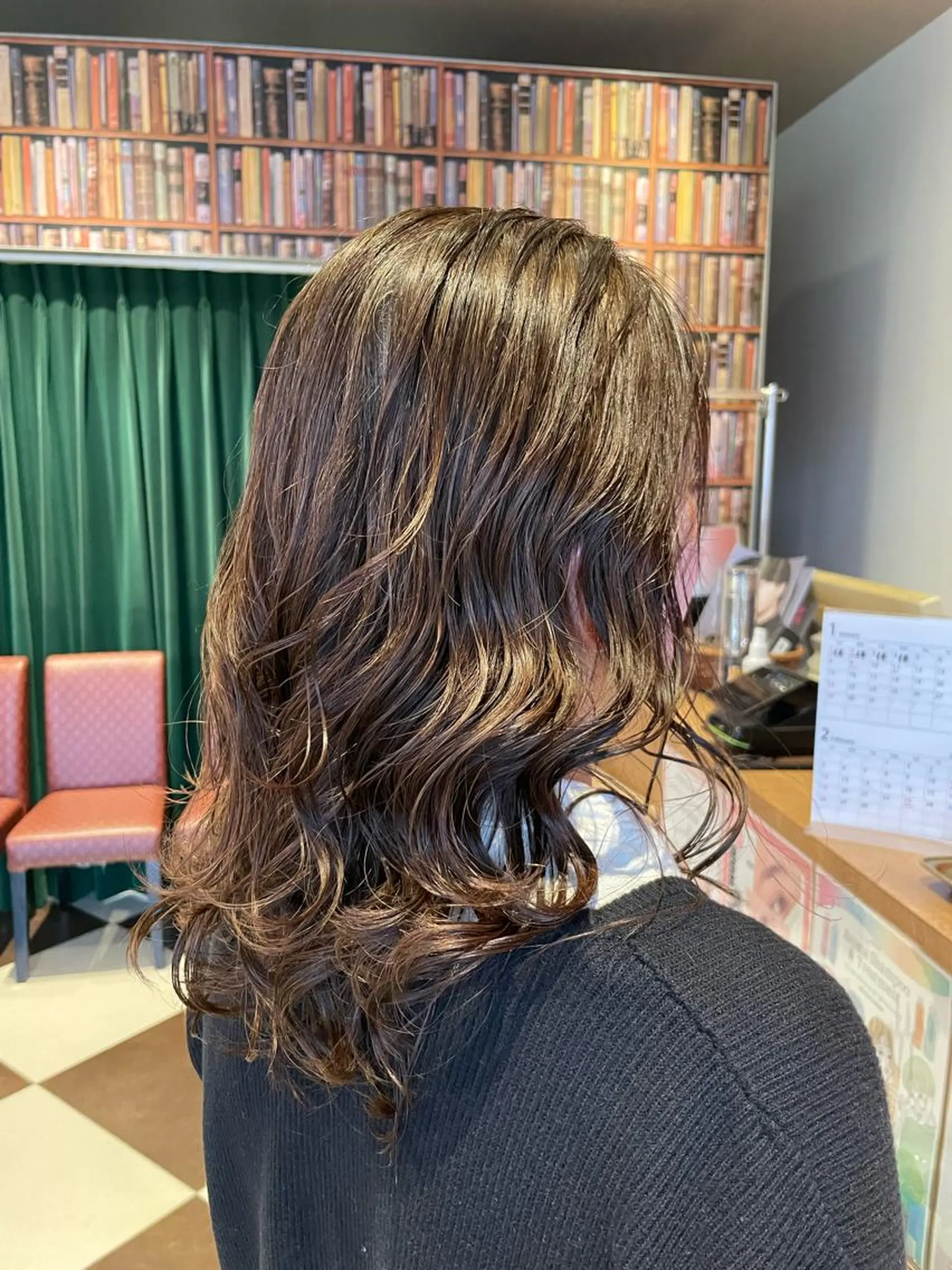 ロング パーマ 村舘 美月のヘアスタイル