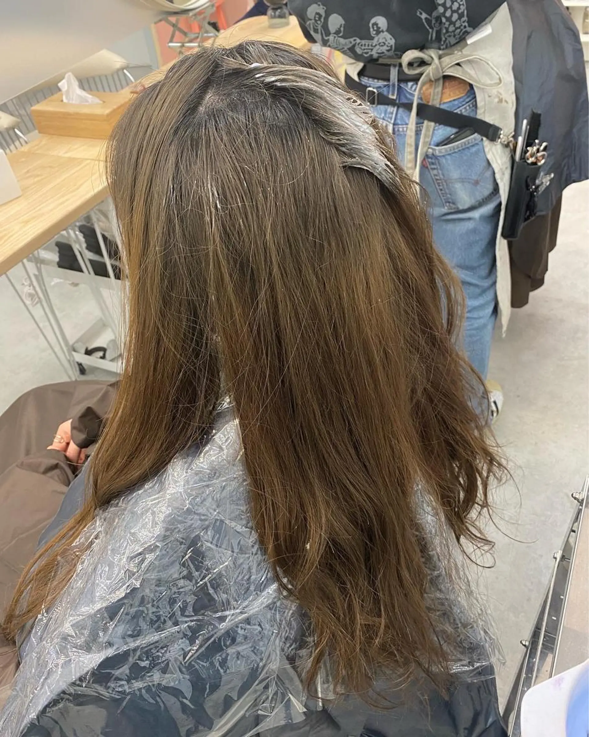 ミディアム カラー メンズ メンズブリーチ ブリーチ soi所属・ケアブリーチ/ツヤ髪 /ハイトーン/西村のヘアスタイル