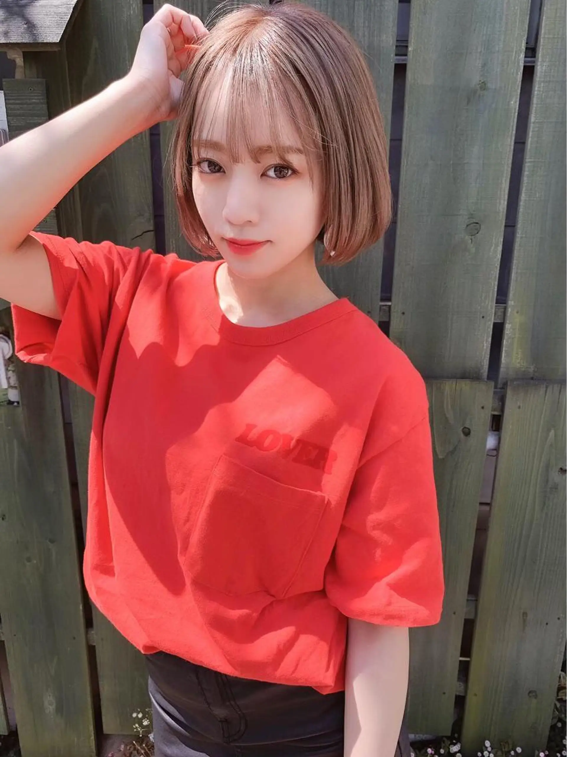 ショート カラー ヘアアレンジ 【赤み消しカラー】 中野浩太のヘアスタイル