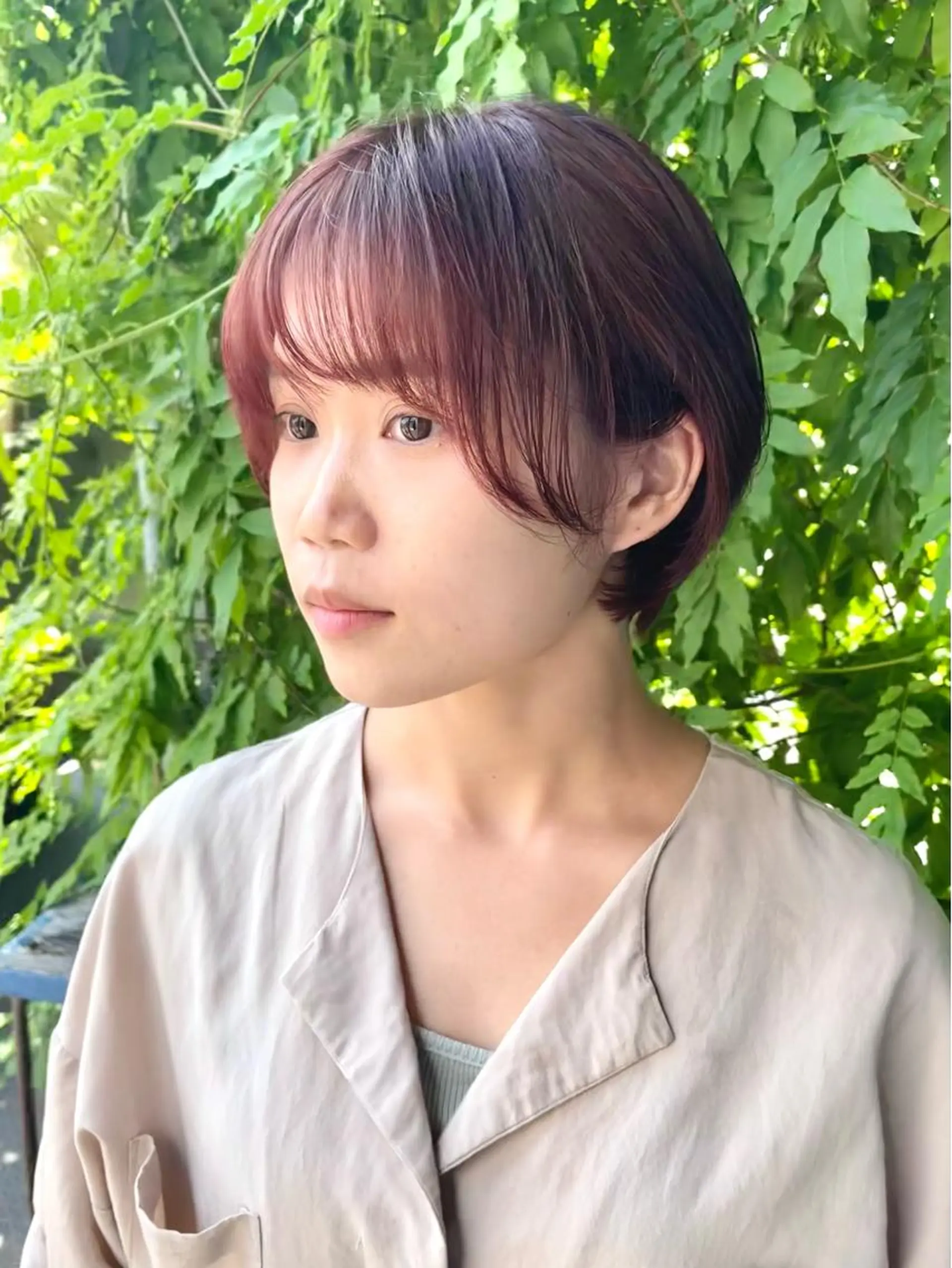 ショート カラー 岡田 恭明のヘアスタイル