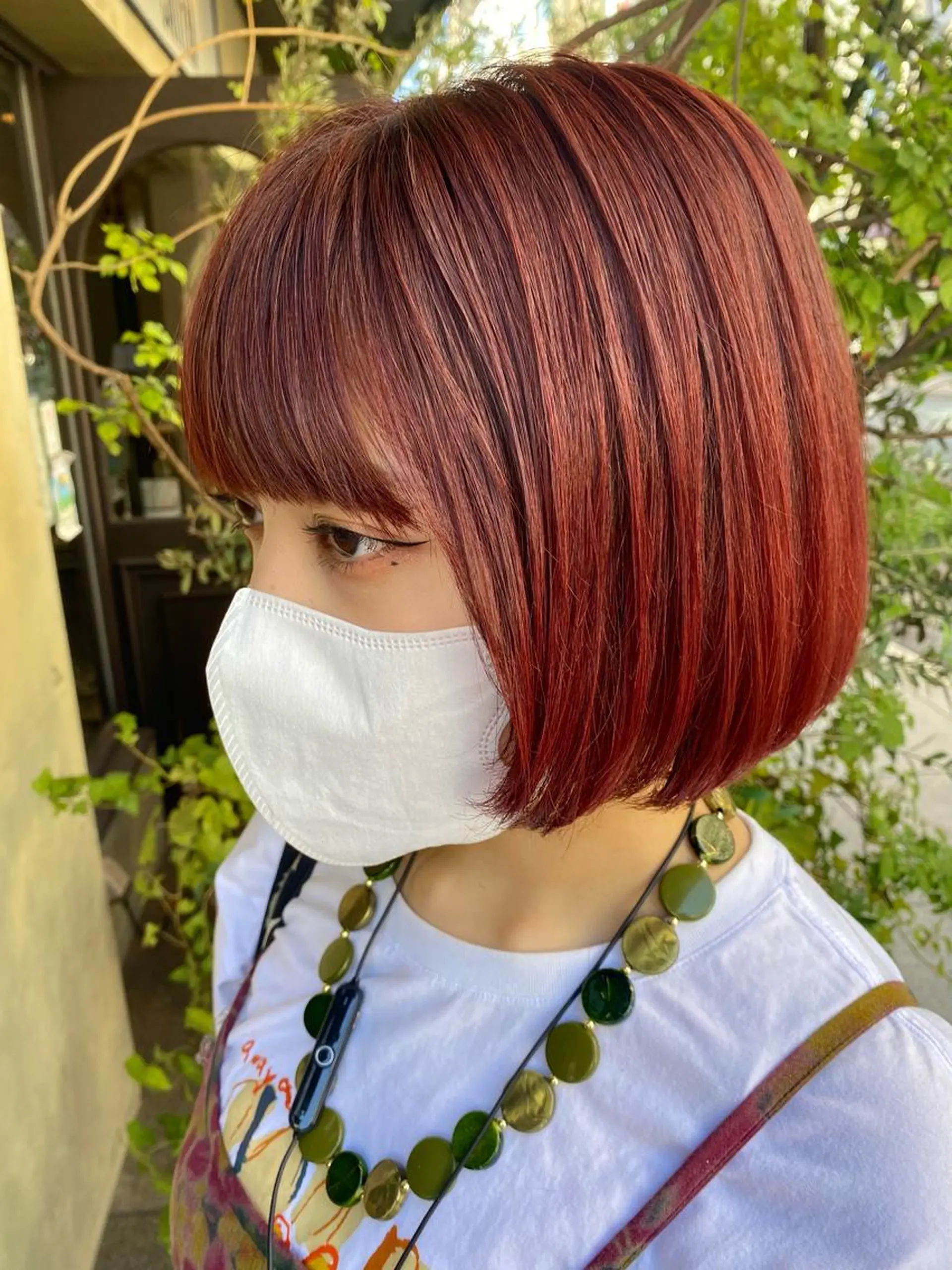 ショート カラー カット ヘアカラー トリートメント 酸スト/フェザー パーマ/三谷海斗のヘアスタイル