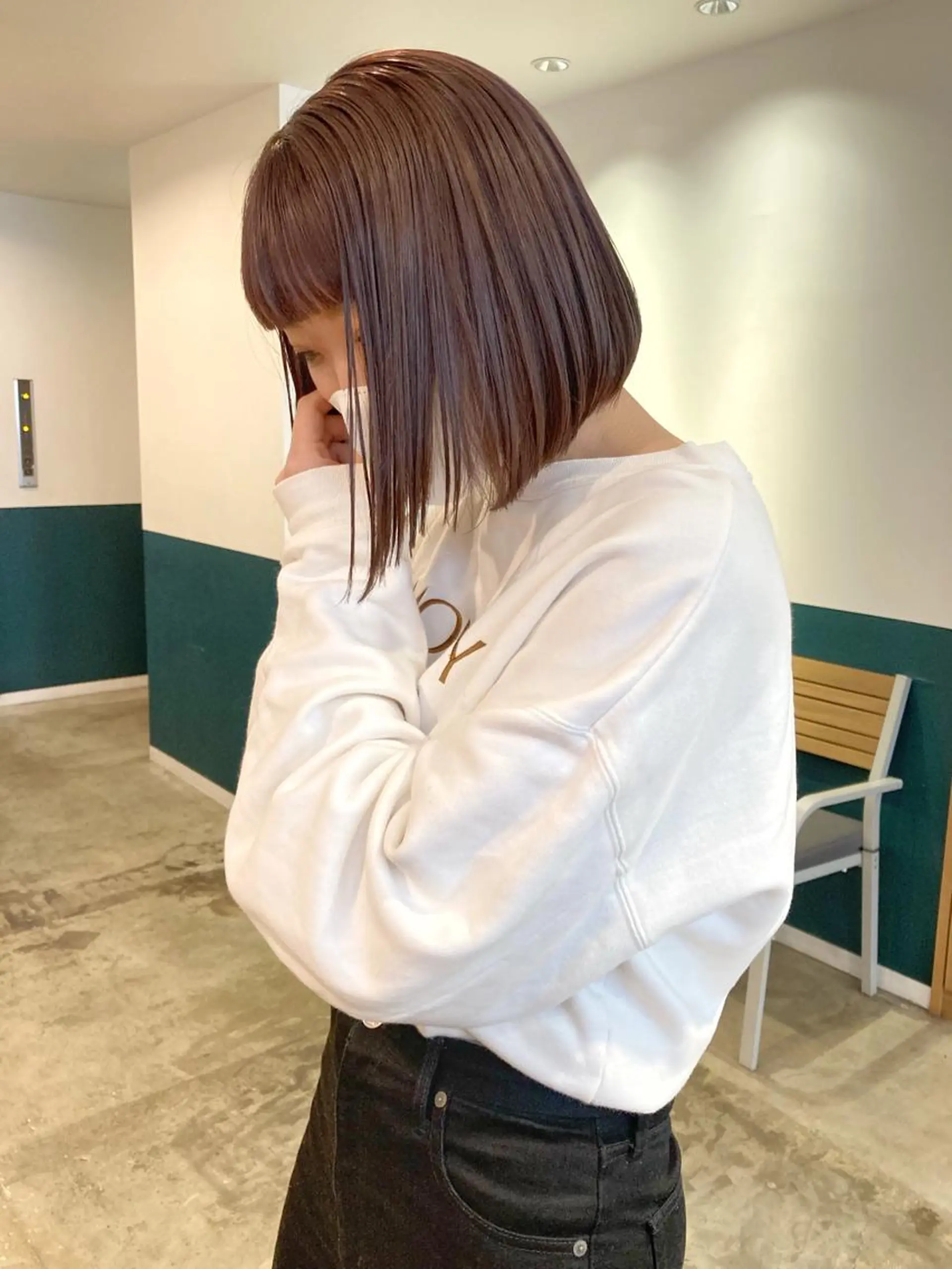 ショート カラー グレージュ ラベンダーカラー ラベンダーグレージュ ラベンダーグレー ヘアカラー カラーリスト菅野 竜矢🌈のヘアスタイル