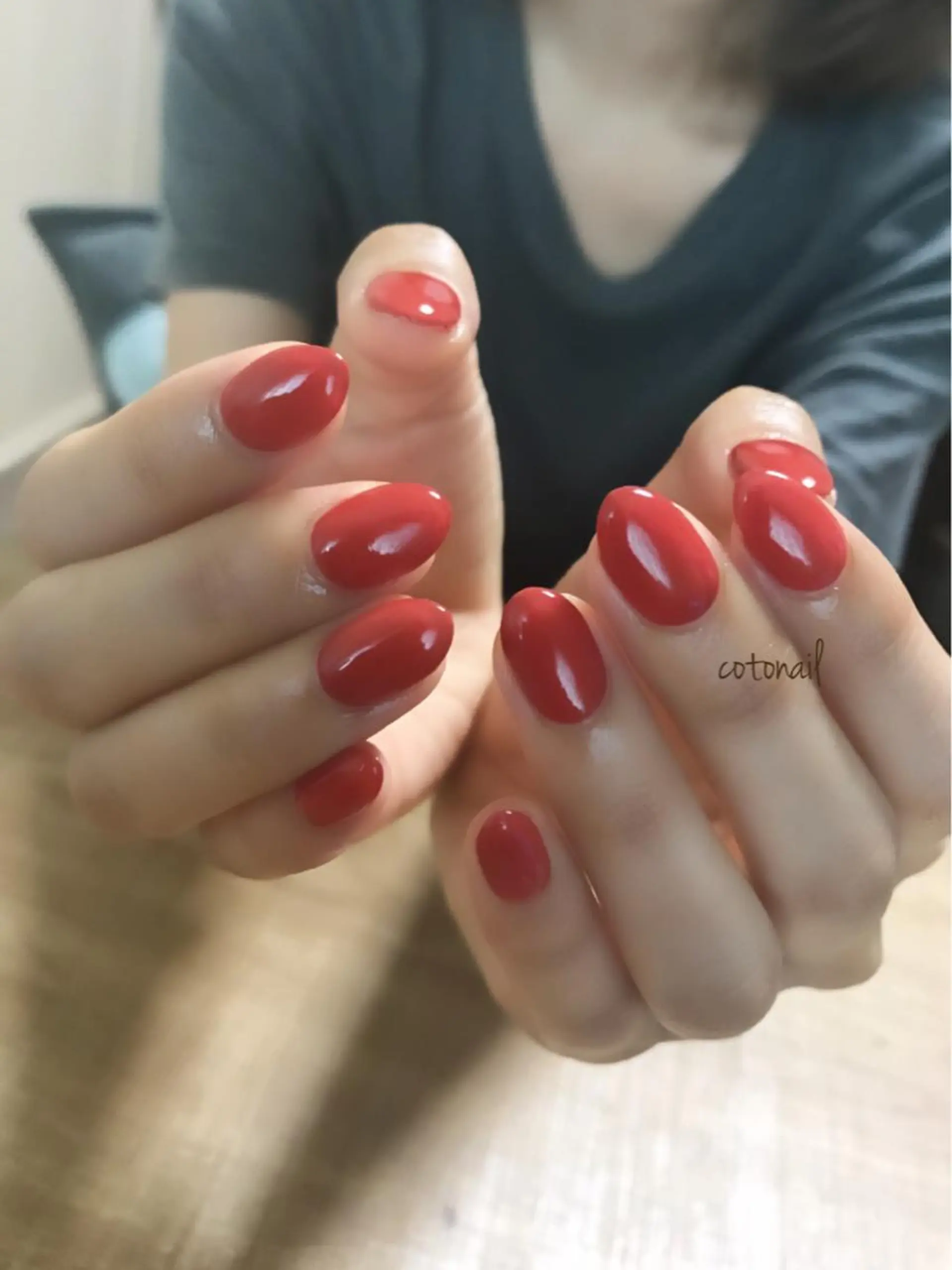 ネイル シンプルネイル ツメトマツゲ .のネイルデザイン