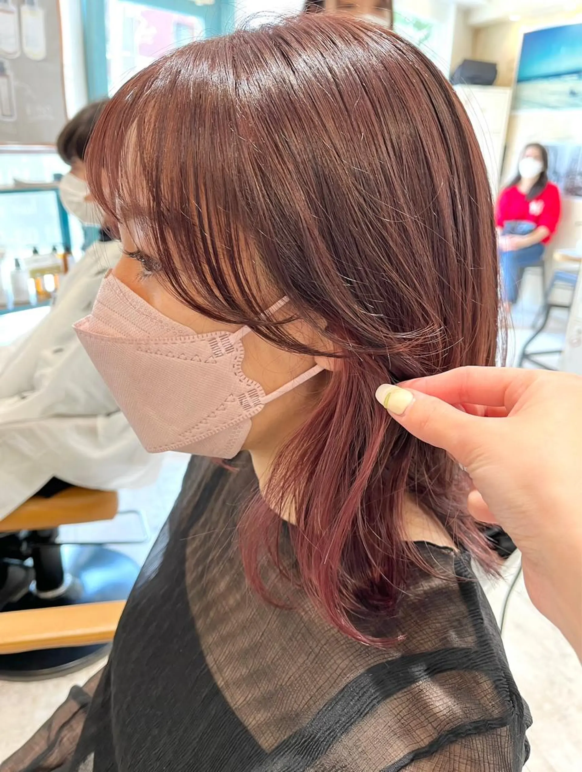 カラー ヤマダ サクラのヘアスタイル
