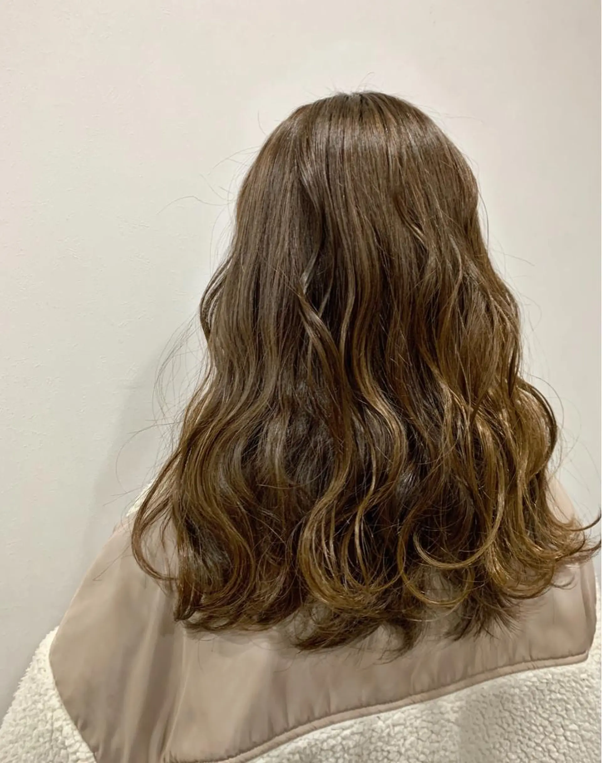 ロング カラー 脱白髪染め美容師 竹内涼乃のヘアスタイル