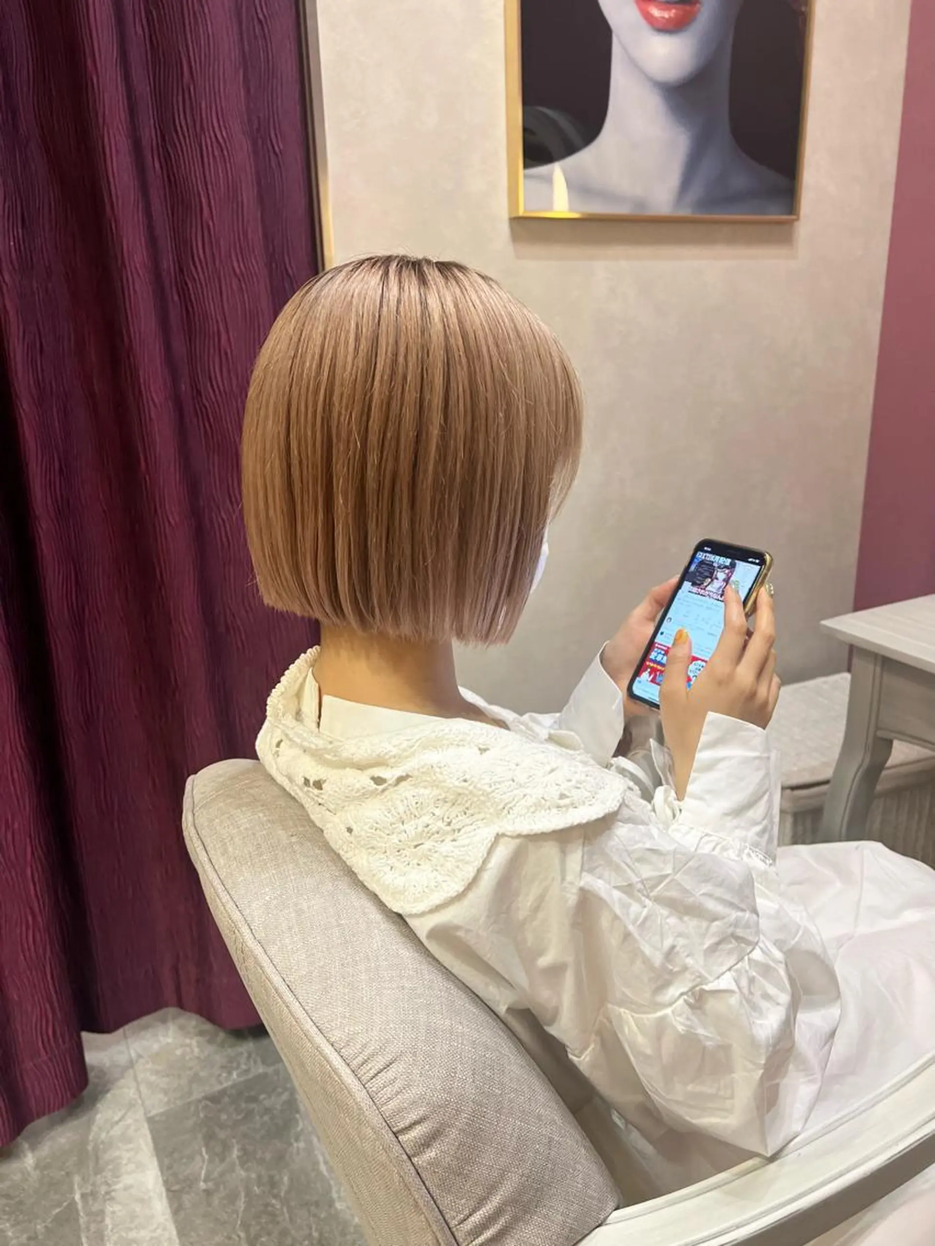 ショート 切りっぱなしボブ ボブ カット 名古屋美容院 / keinaのヘアスタイル