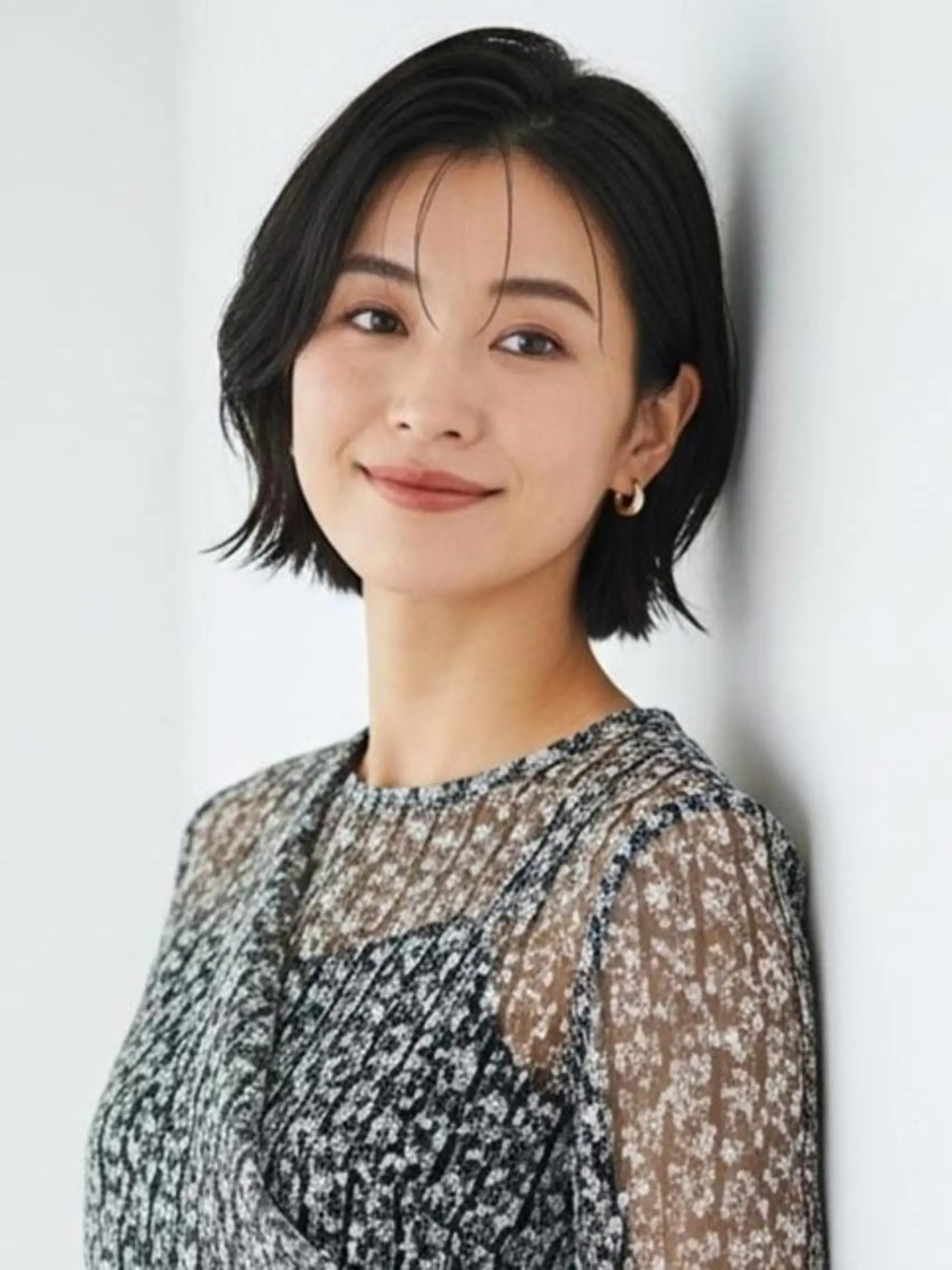 ショート ボブ ハイライト 髪質改善 韓国風ヘア レイヤーカット サラ艶髪が得意/ 新崎CRISTINAのヘアスタイル