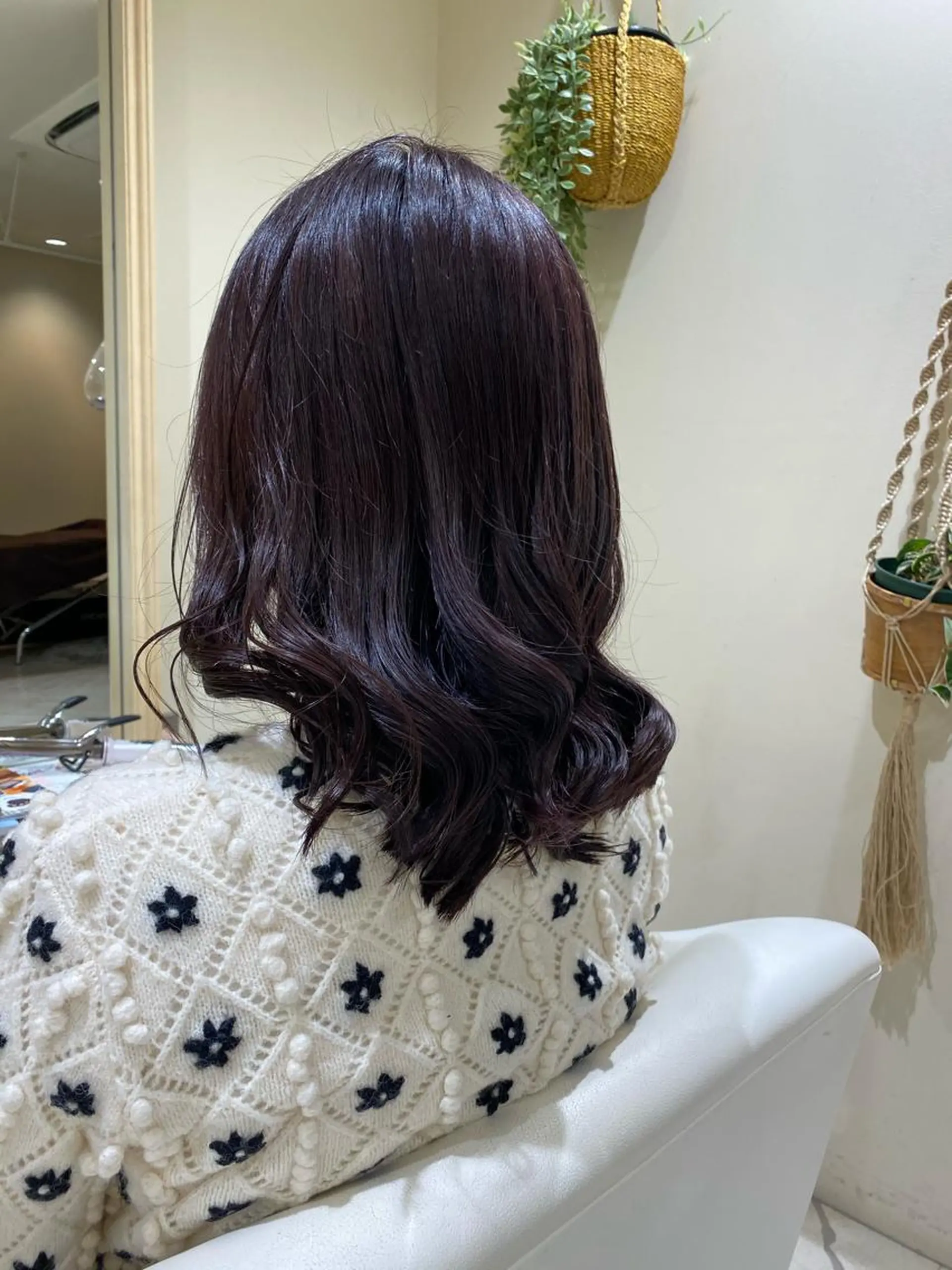 ミディアム カラー ラベンダーカラー CYAN.栄店所属・パーマ/髪質改善 【榎本千夏】のヘアスタイル