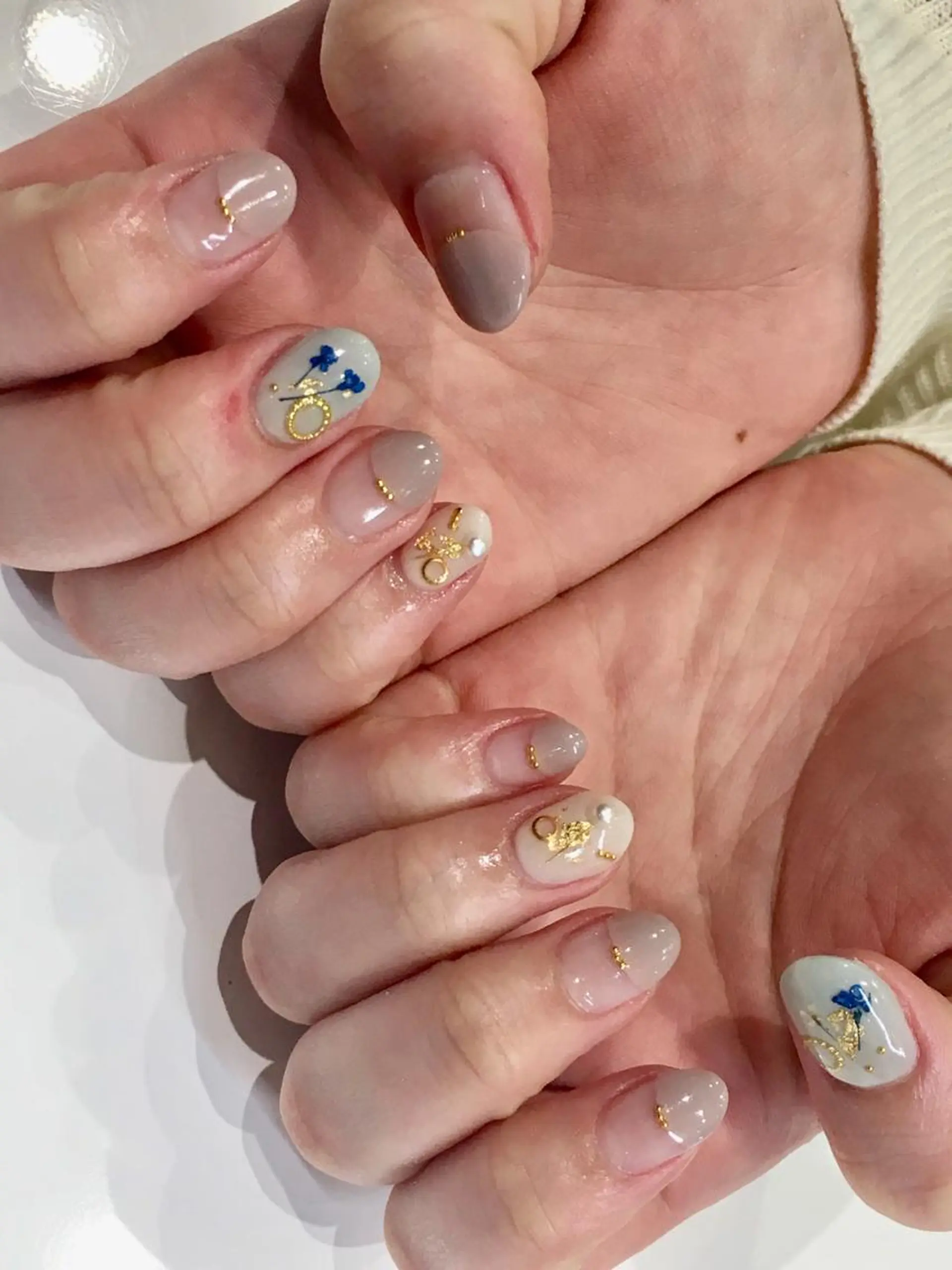 ネイル アートネイル フレンチネイル ハンドネイル 佐藤 まりえのネイルデザイン