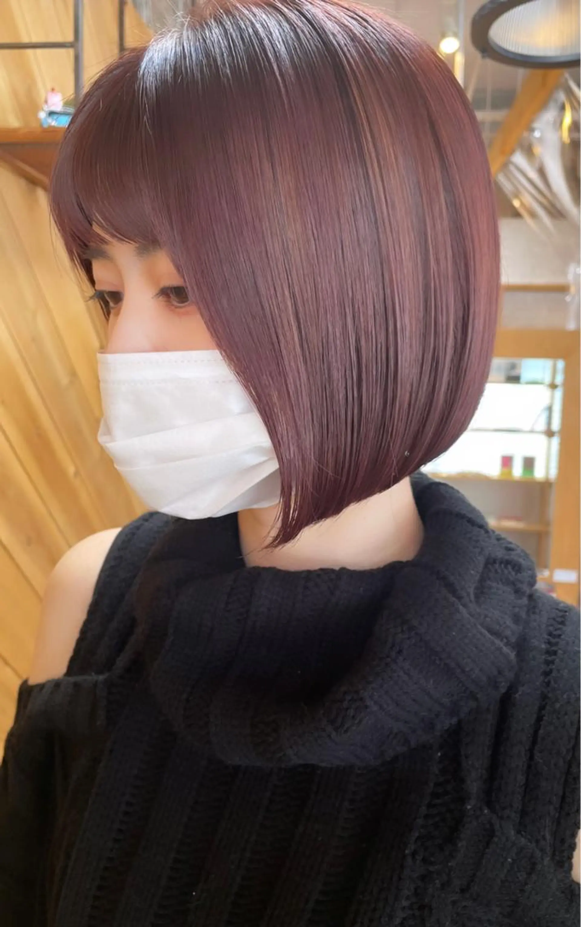 ミディアム カラー hair salon Ranun髪質改善のヘアスタイル