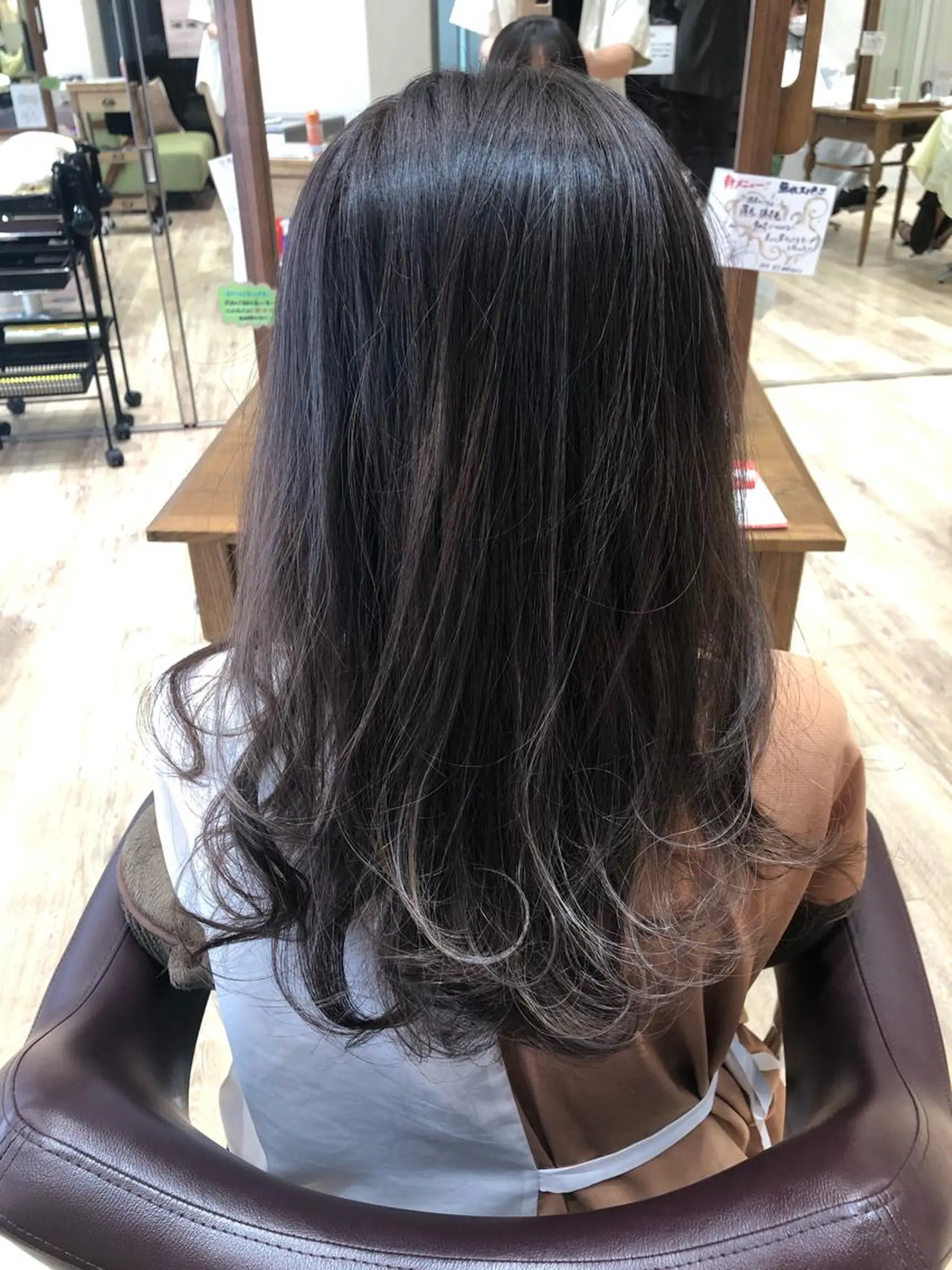 セミロング カラー 🍀褒められヘア🍀 松尾舜のヘアスタイル