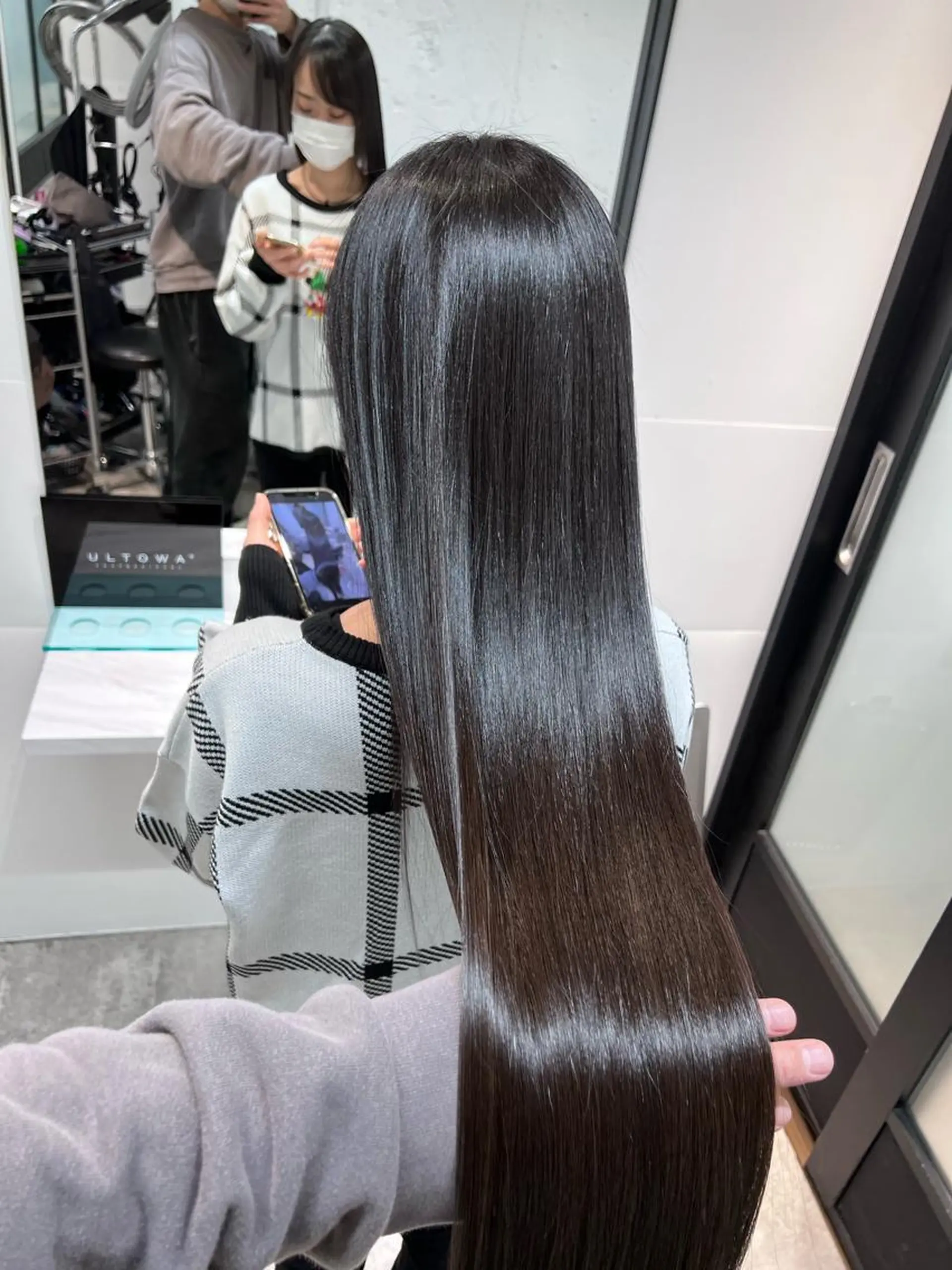 ロング 髪質改善/縮毛矯正 艶カラー/珠聡のヘアスタイル